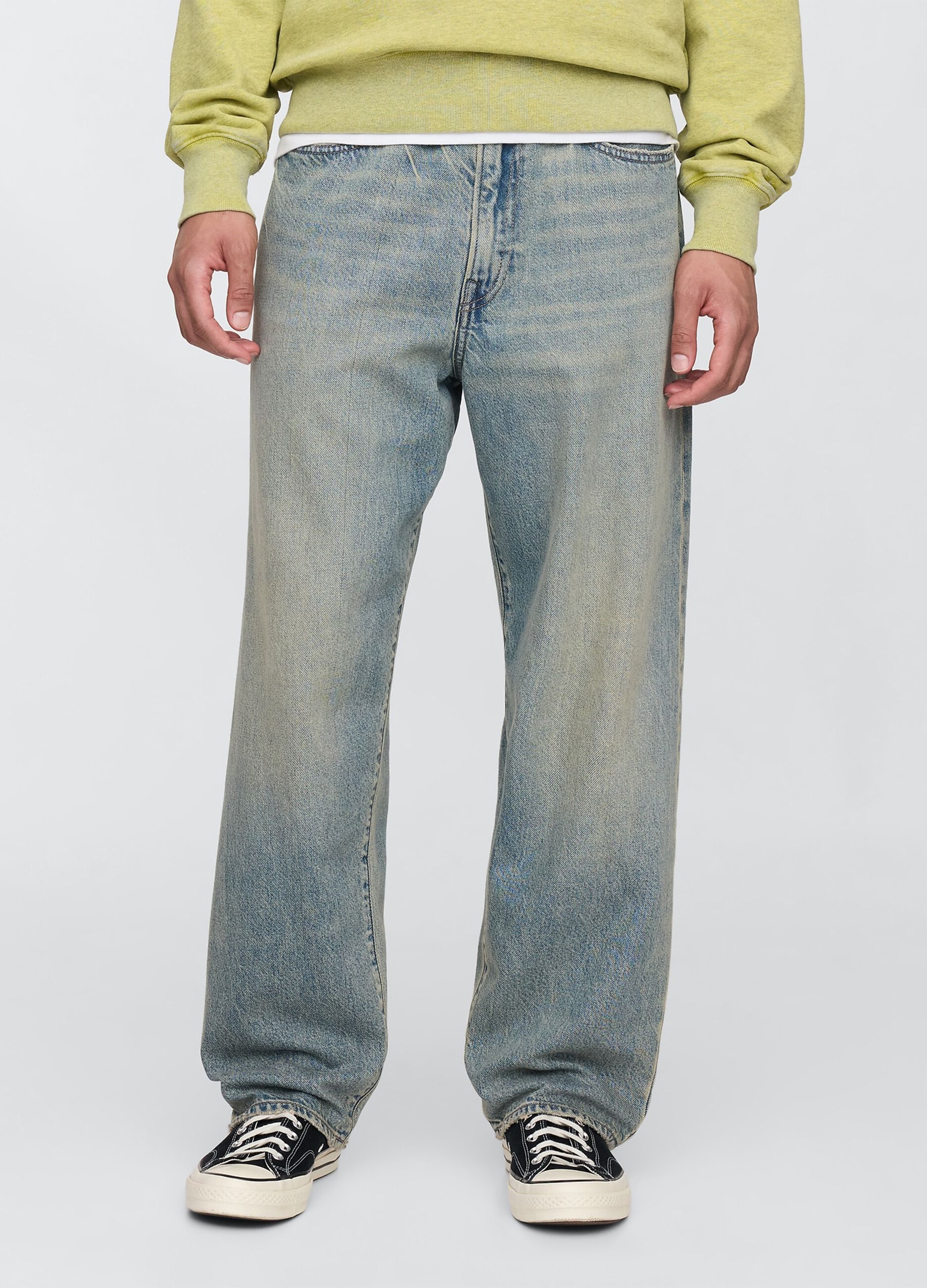 Jeans baggy in denim a cinque tasche Gap_2