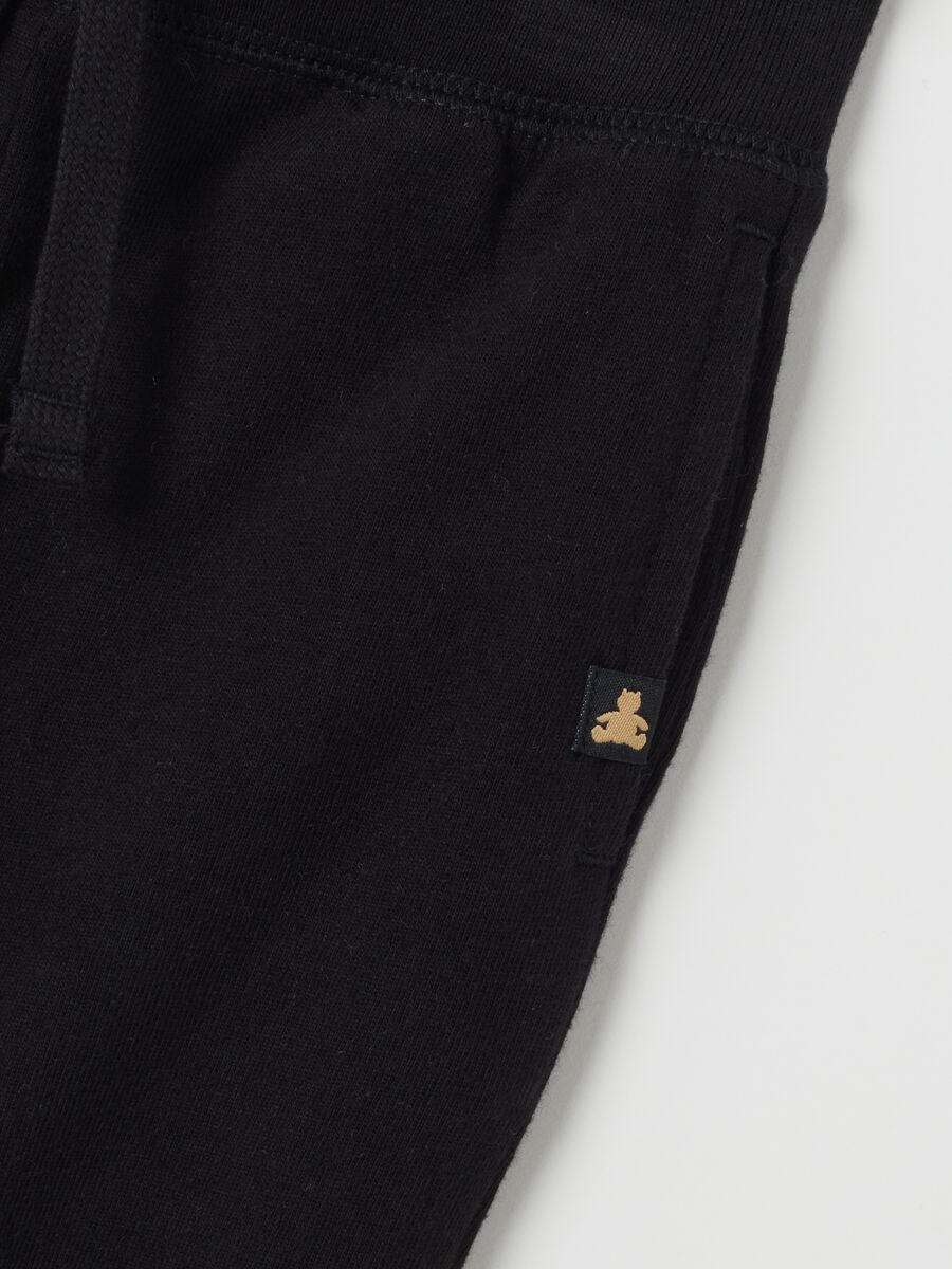 Joggers in jersey with drawstring Baby Boy_3
