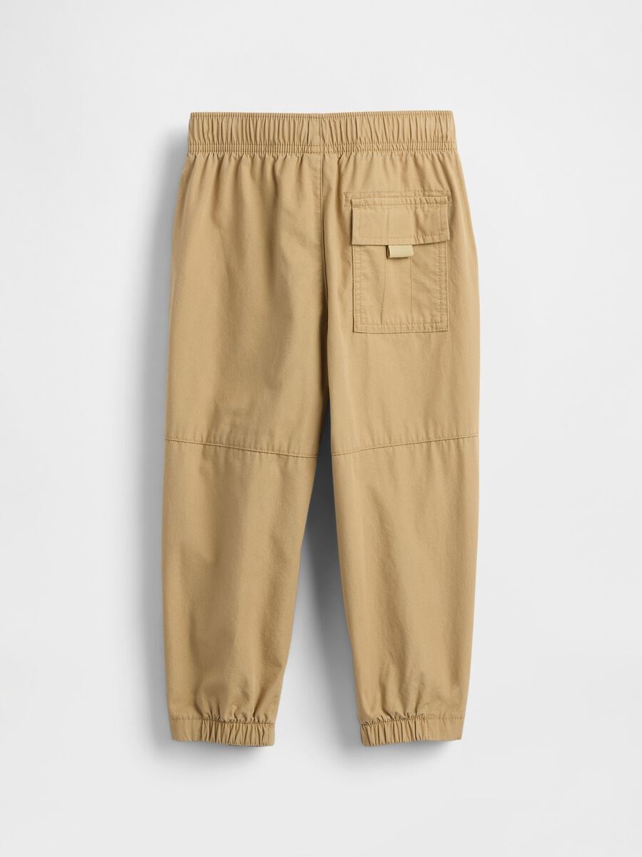 Pantaloni marroni in puro cotone Bambino_2