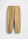 Brown trousers in pure cotton_2