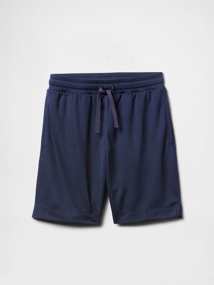 Shorts blu in cotone Boy_4