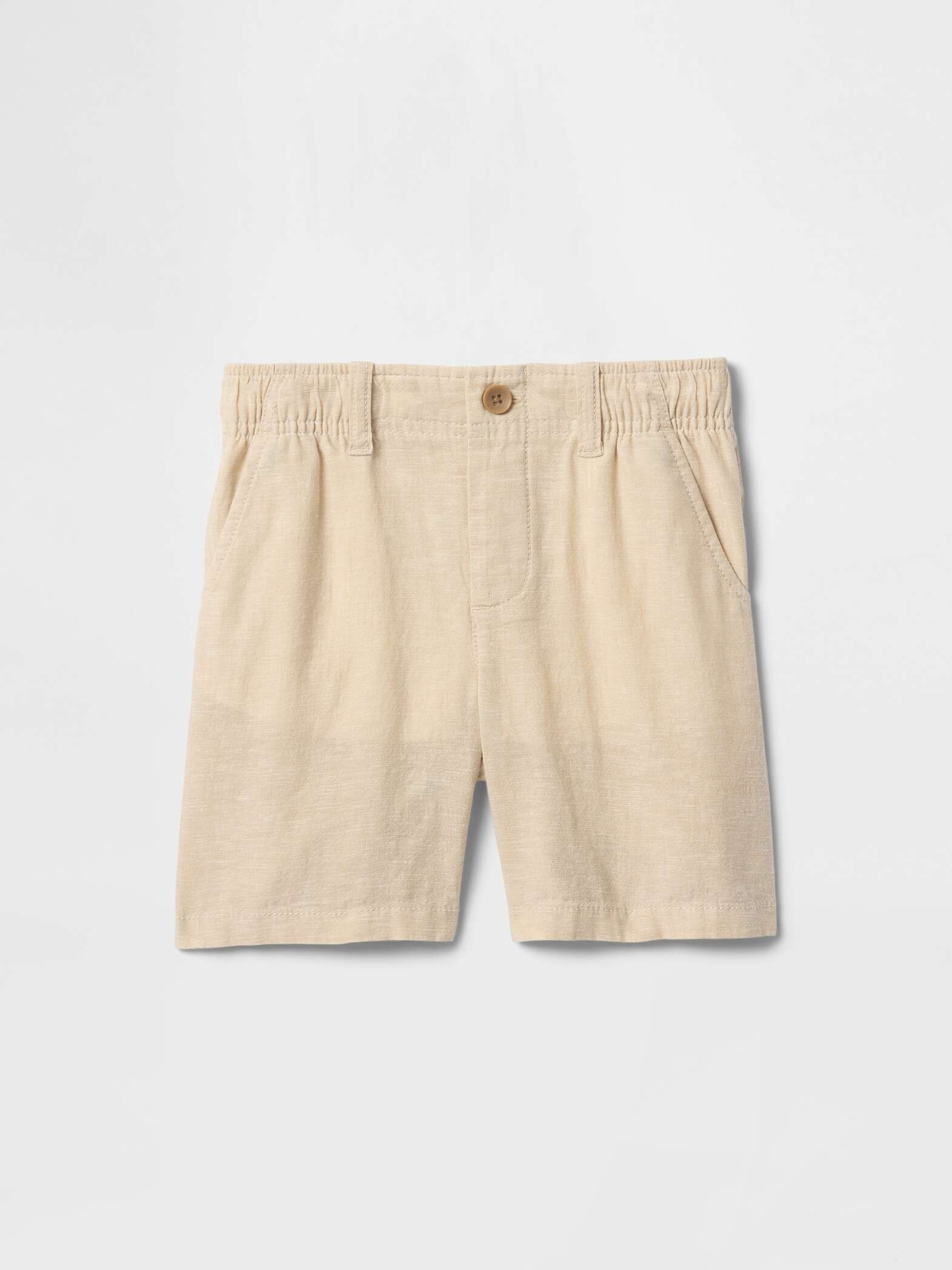 Shorts in lino e cotone_1