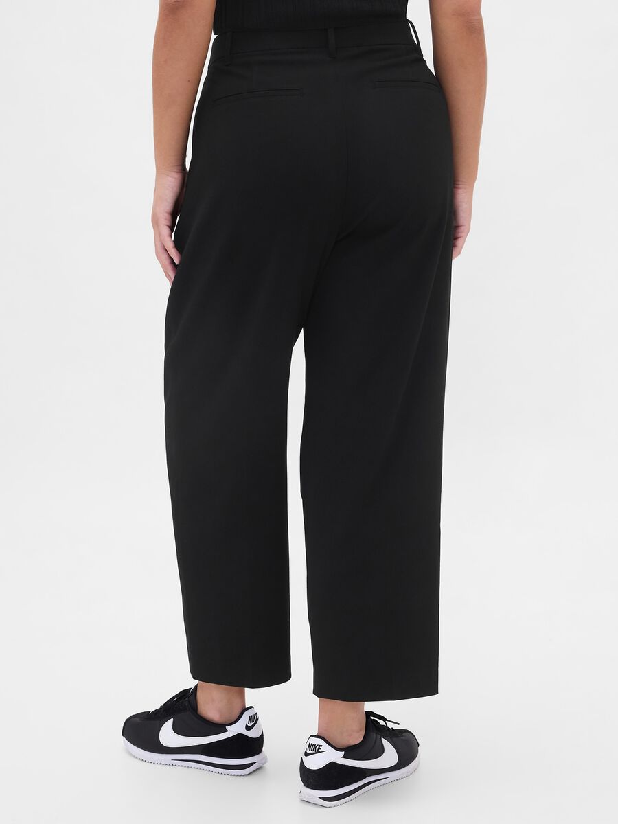Pantaloni neri elasticizzati Donna_4
