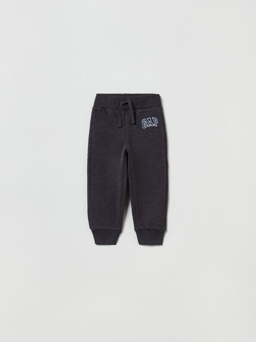 Plush joggers with logo patch Toddler Boy_0