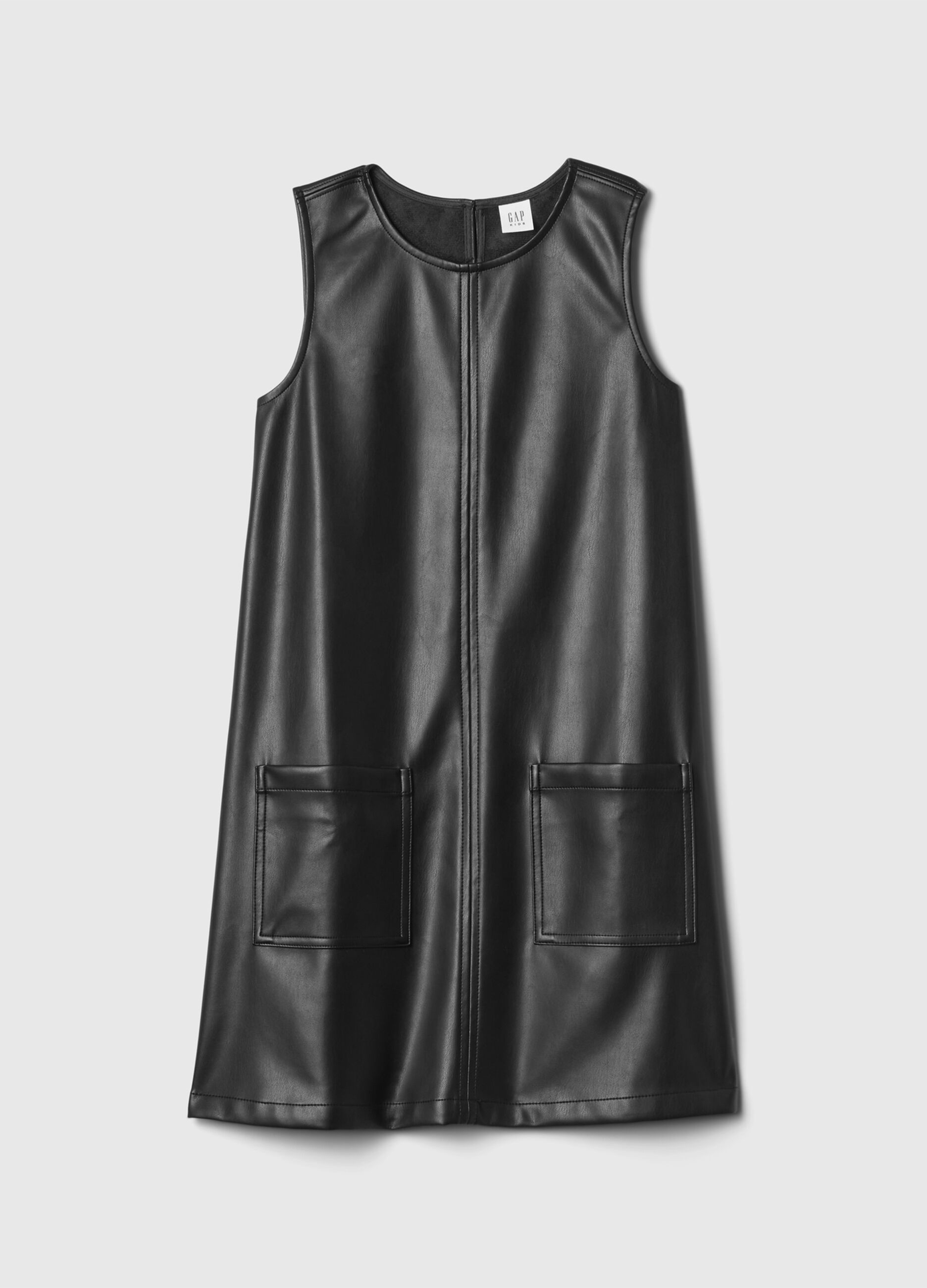 Short sleeveless shiny-effect dress_3