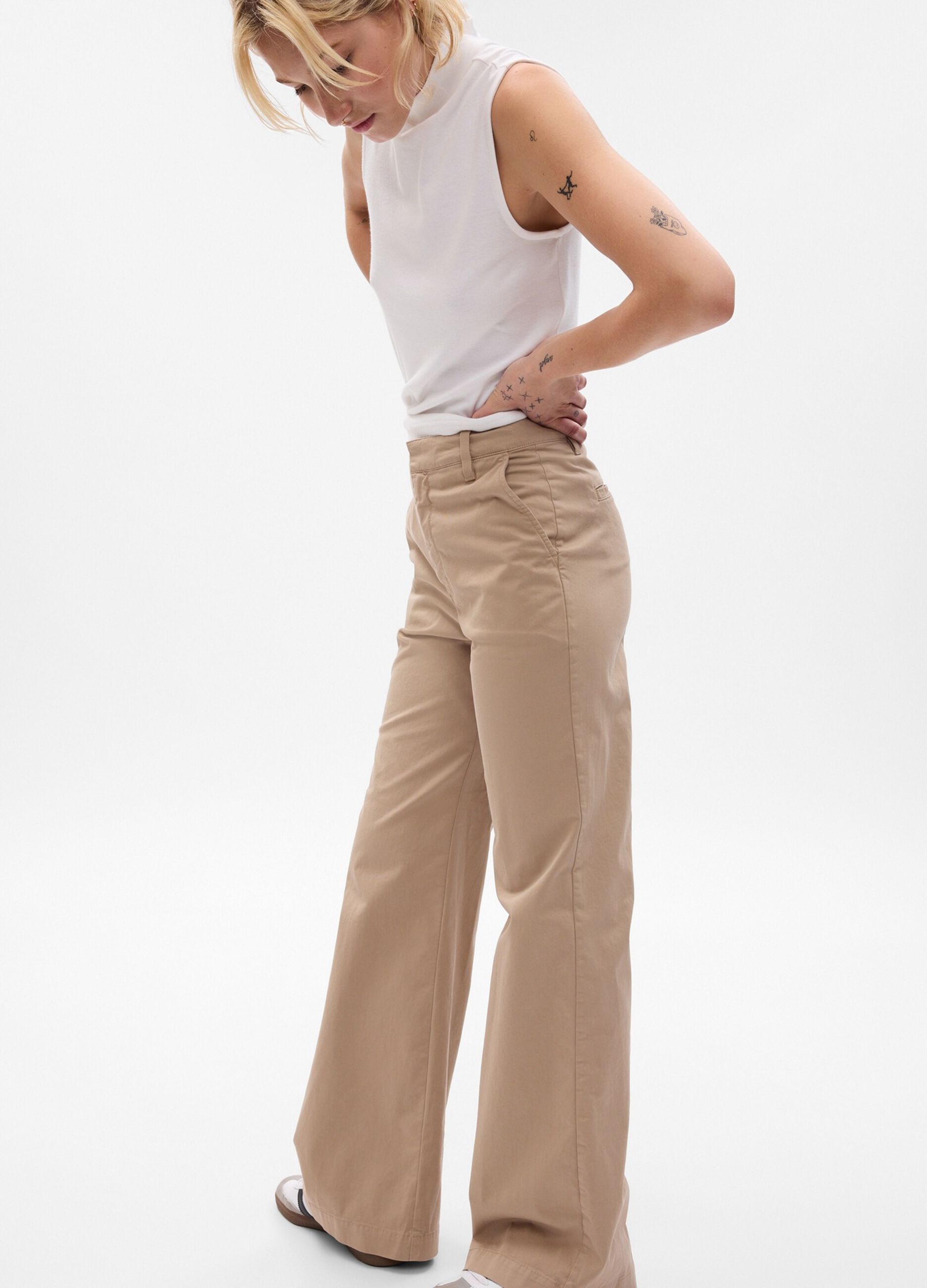 Flare-fit high-rise trousers_2