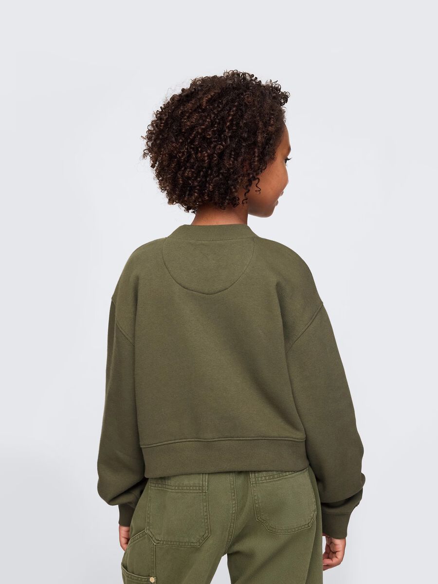 GAP x CULT GAIA Felpa cropped con ricamo logo Bambina_2
