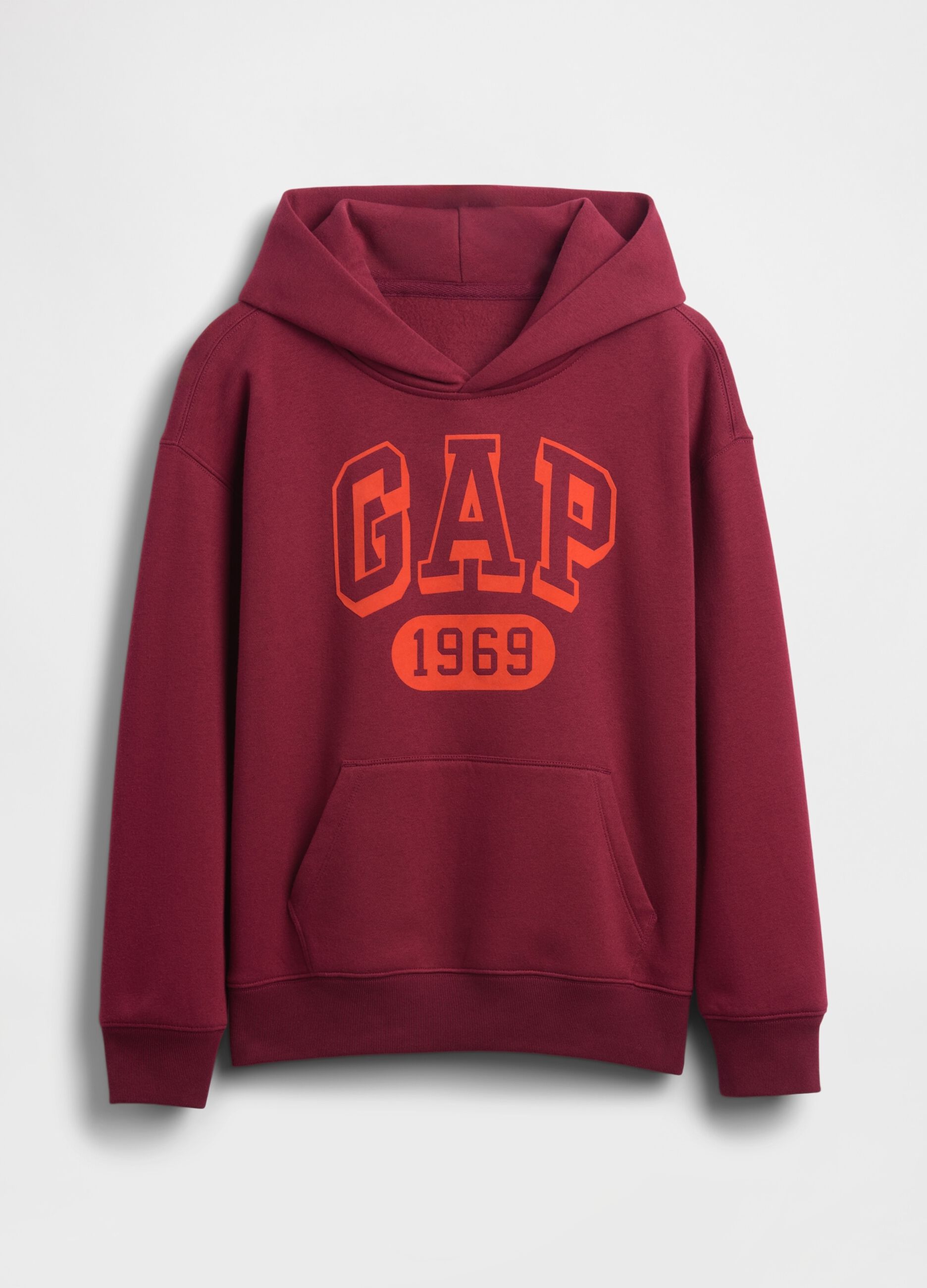 Felpa rossa con cappuccio per bambino_5
