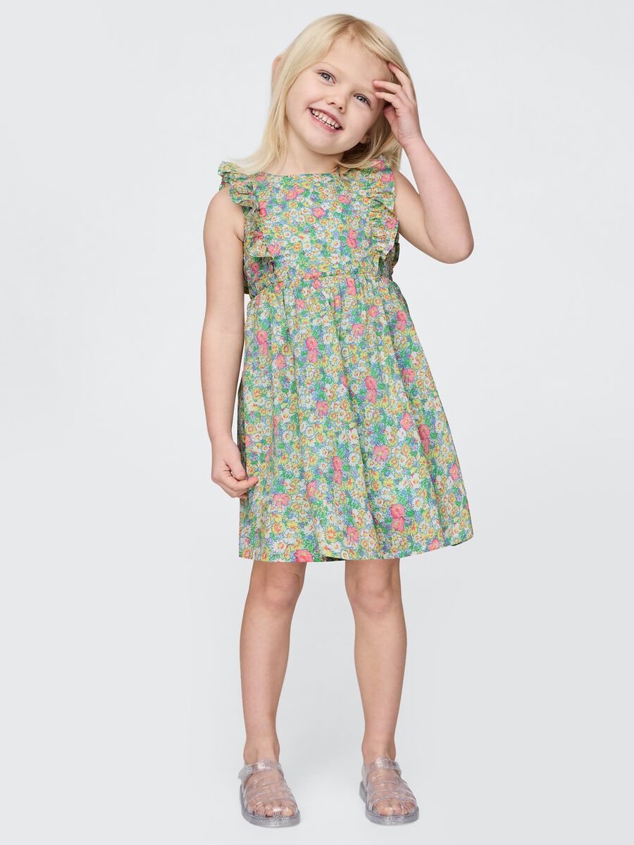 Vestito con fiorellini in cotone per bambina Bimba_0
