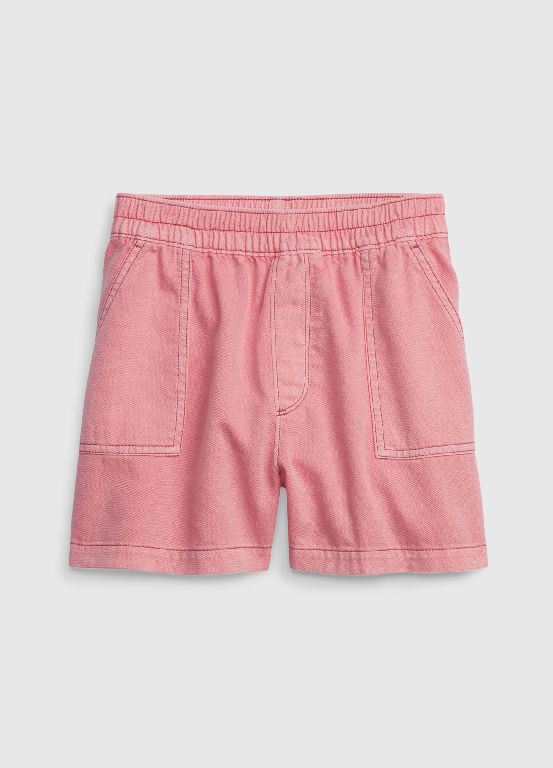 Lyocell and cotton shorts