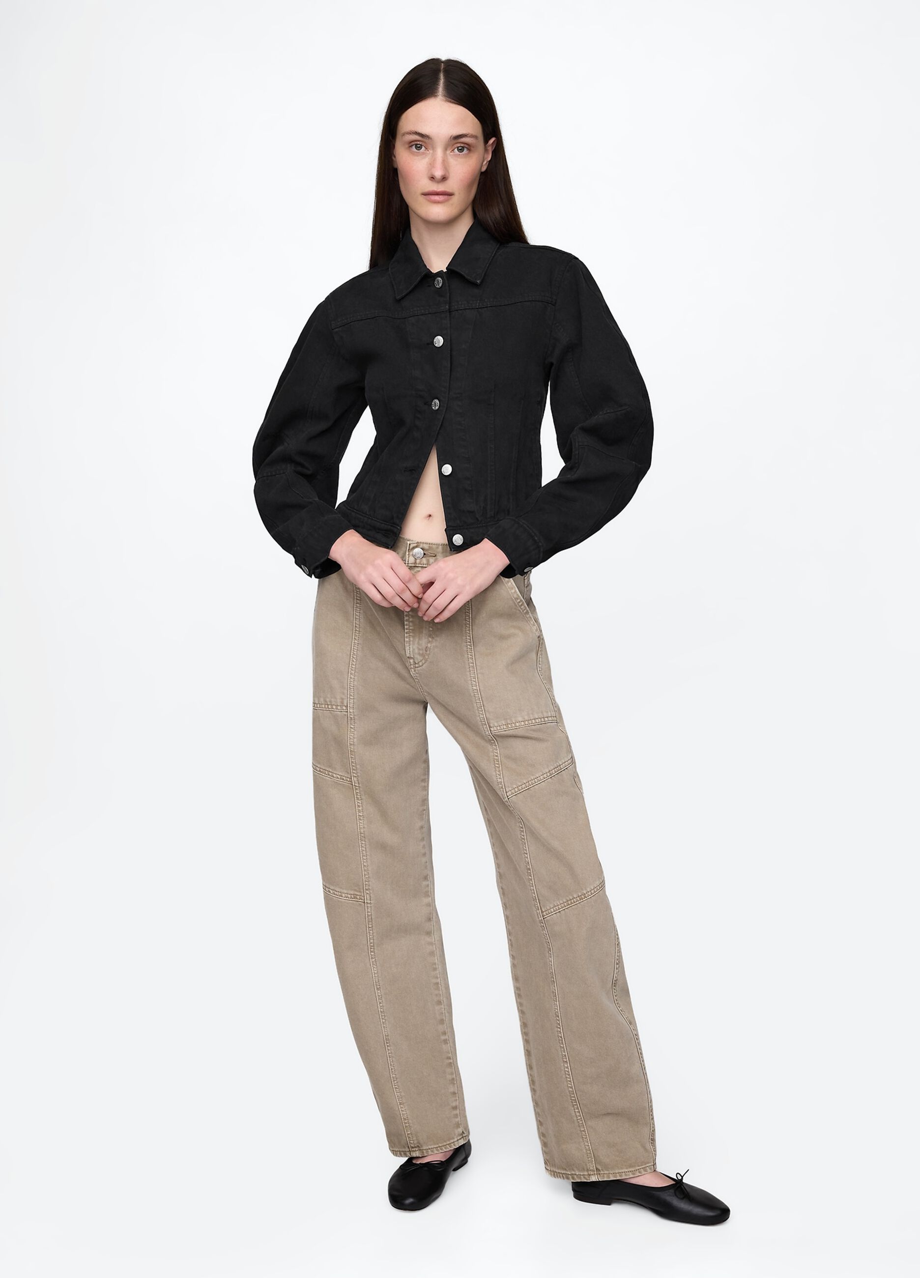 Giacca in denim nera Gap_1