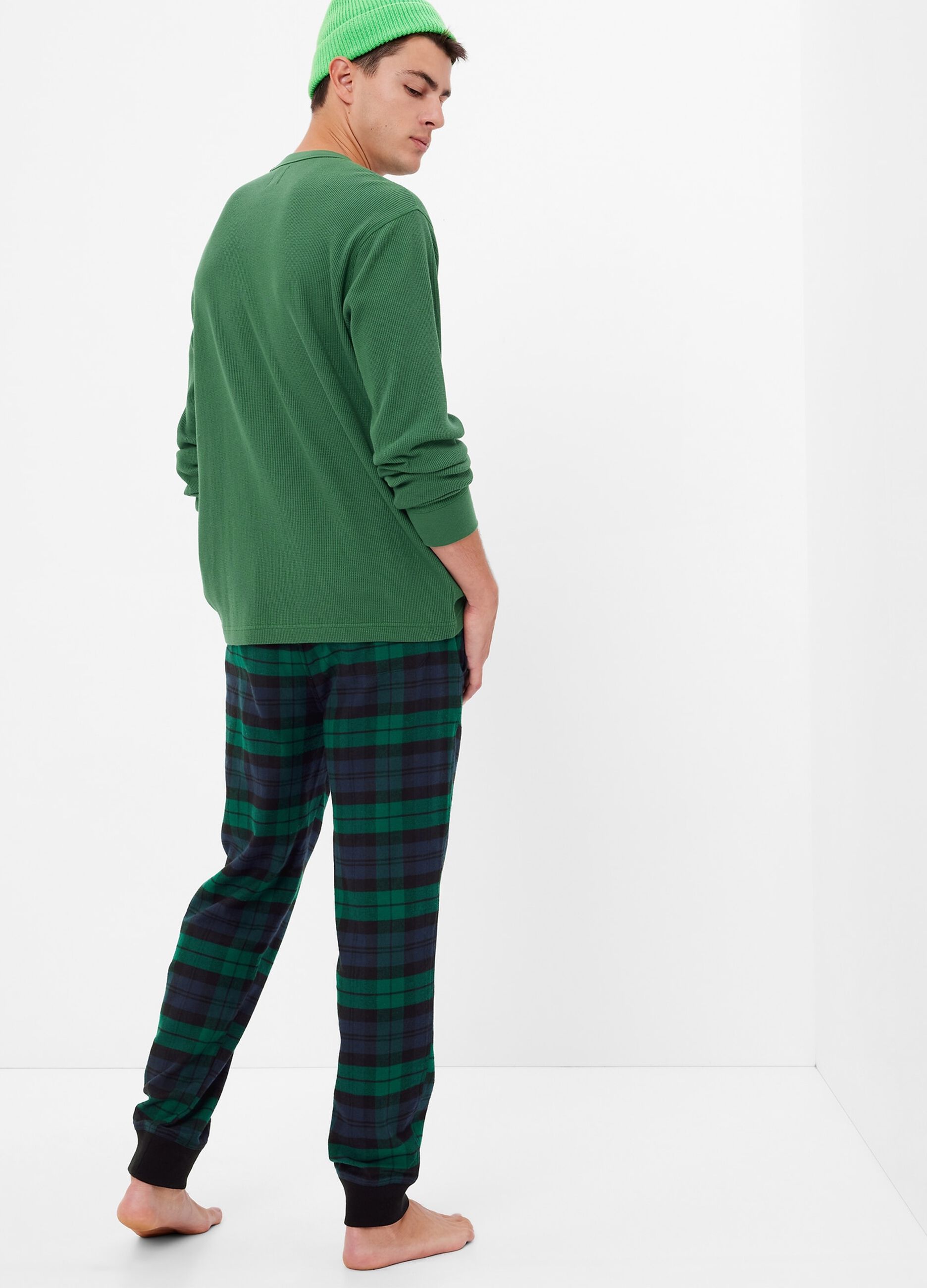 Tartan pyjama bottoms_1