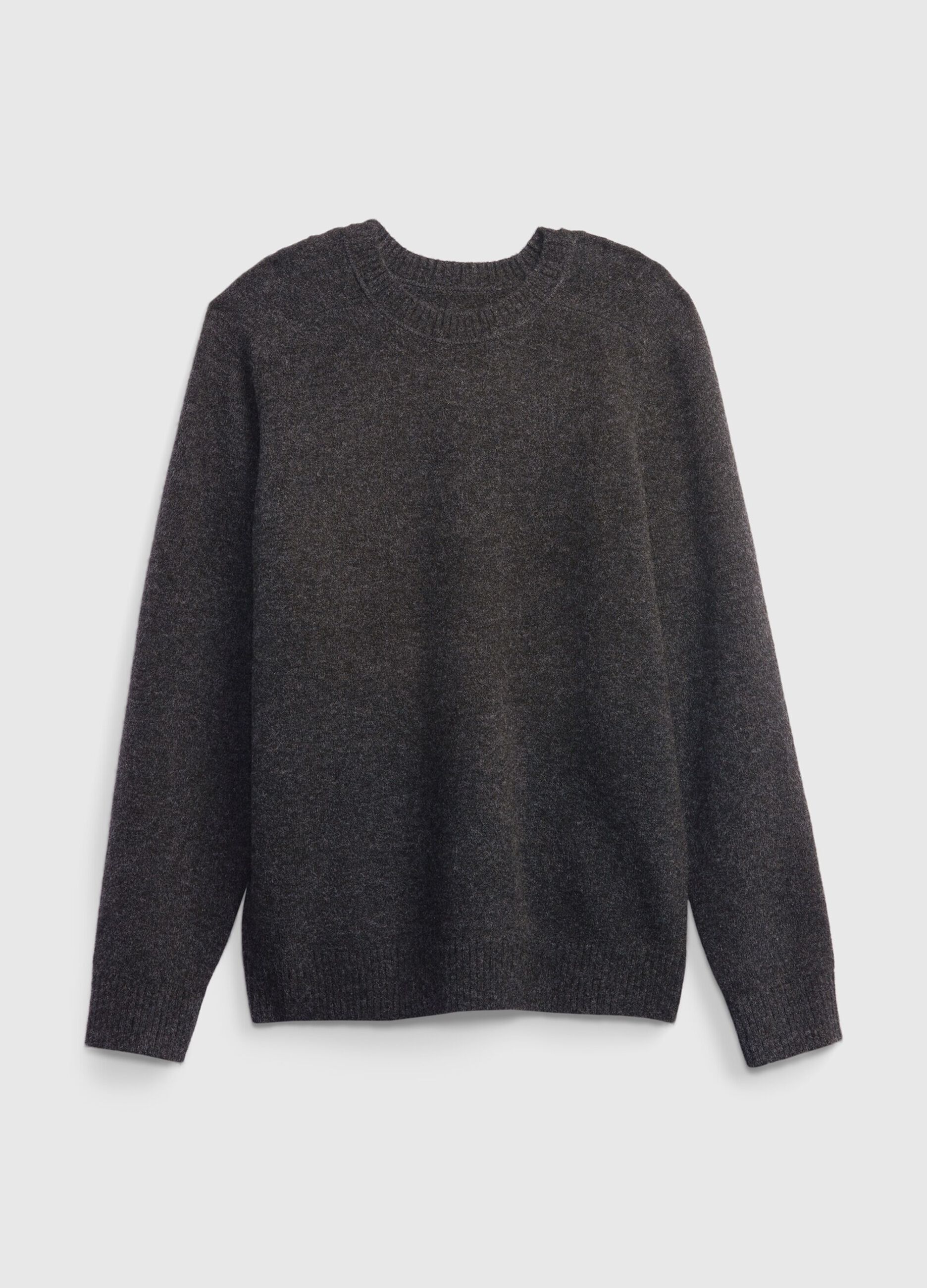 Mélange pullover with round neck_2