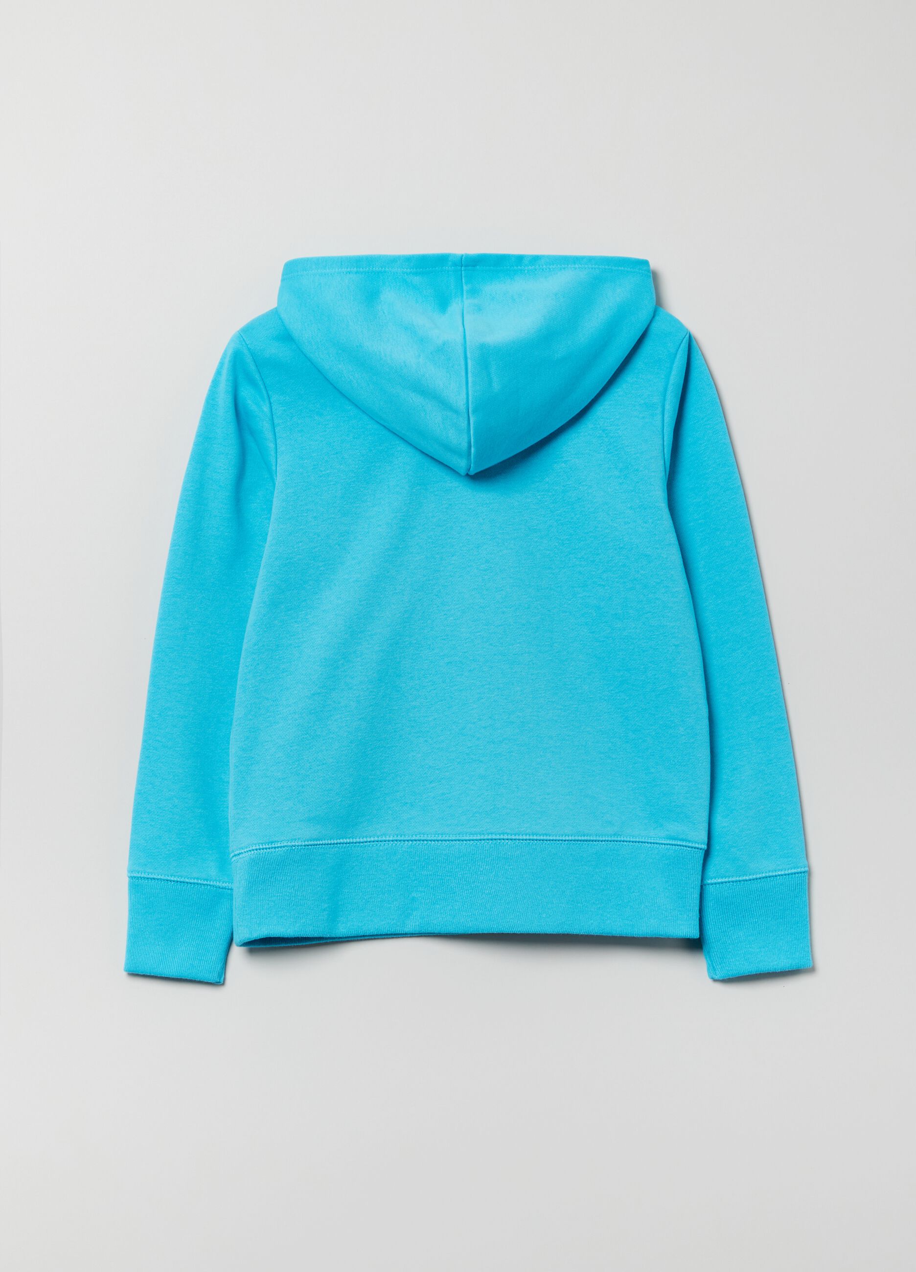 Sweatshirt with hood and logo print_1