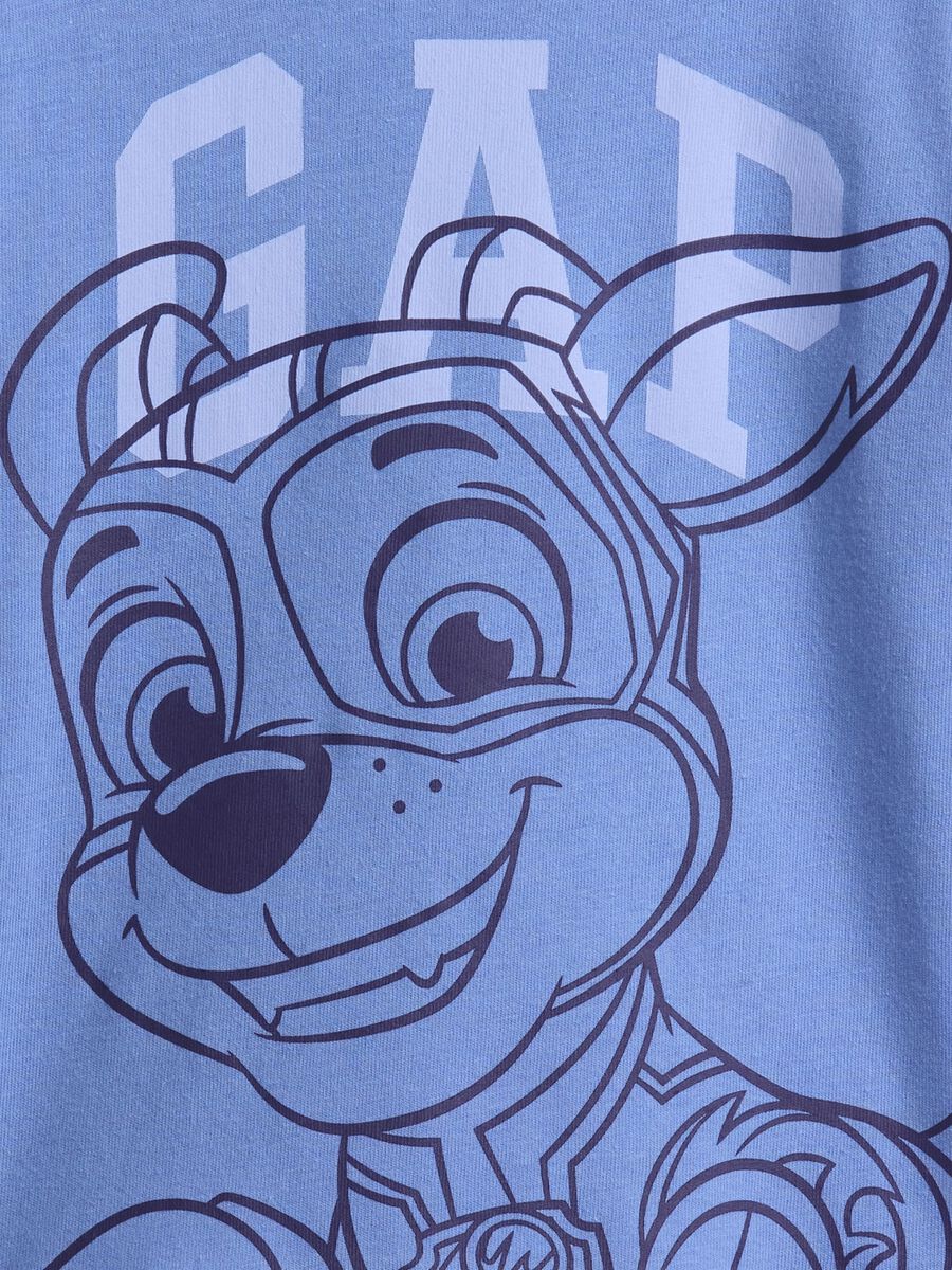 T-shirt blu con stampa personaggio GAP Baby Boy_2