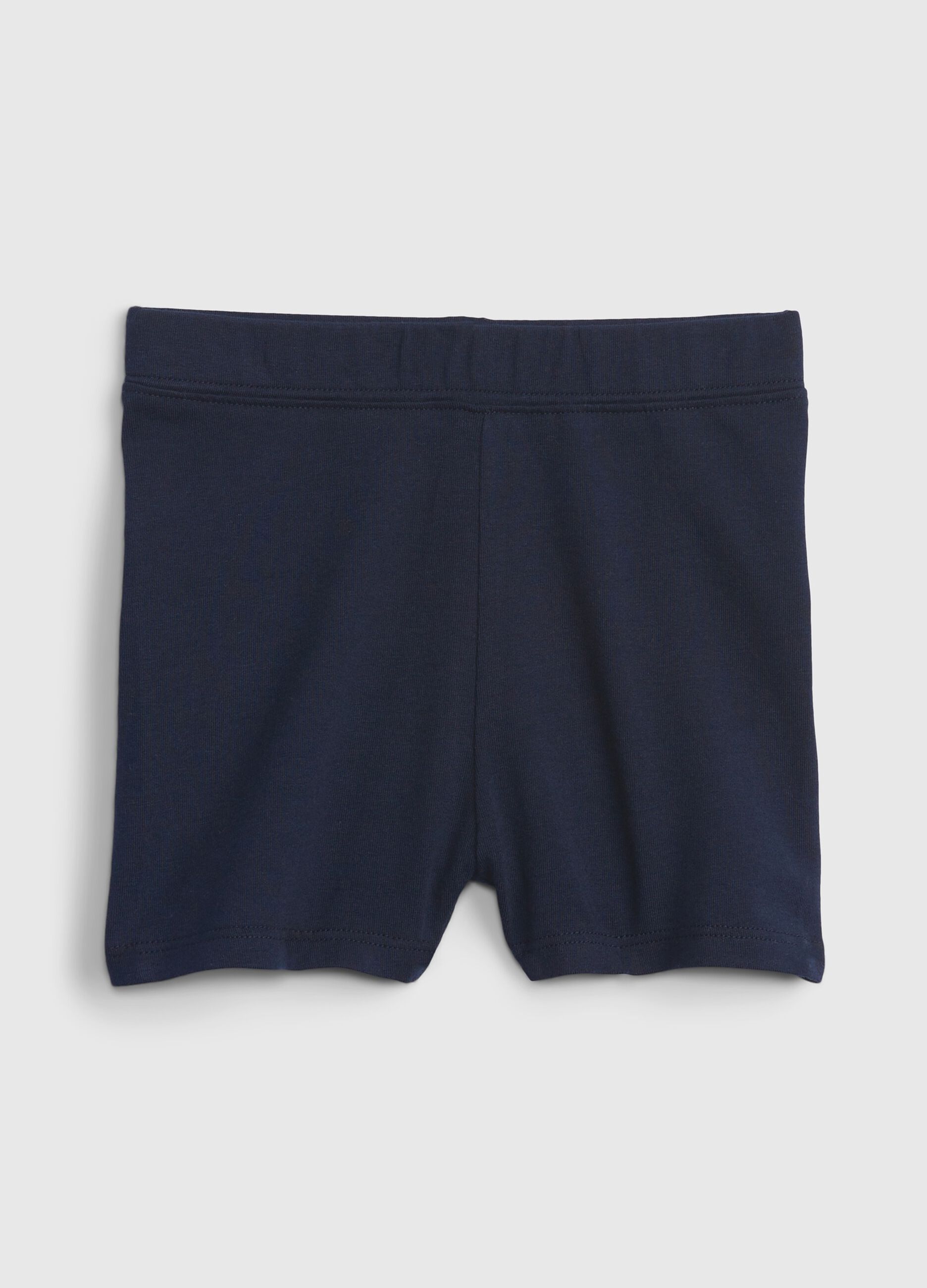 Solid colour shorts in organic cotton