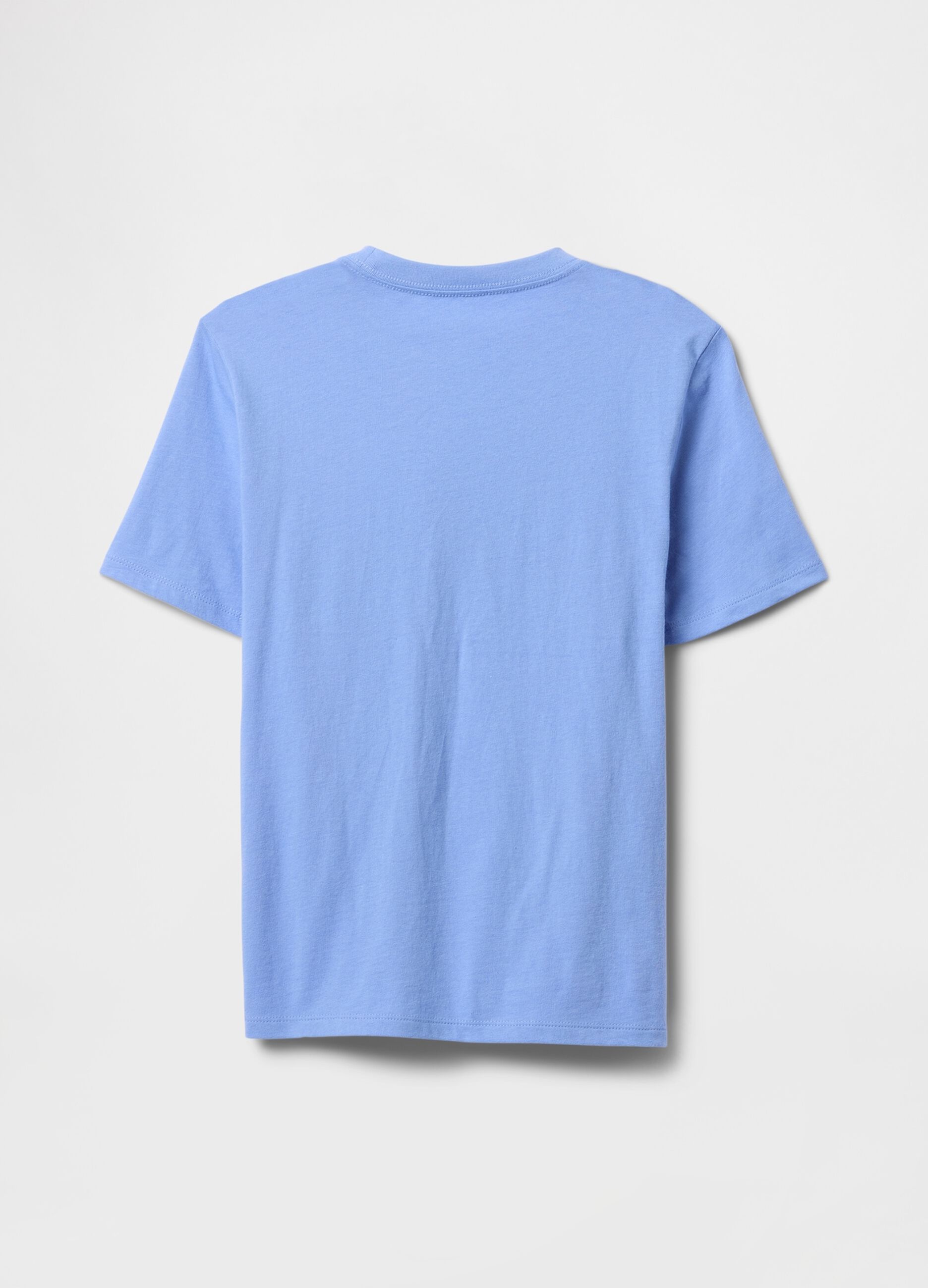 T-shirt azzurra con logo GAP e astronauta_1