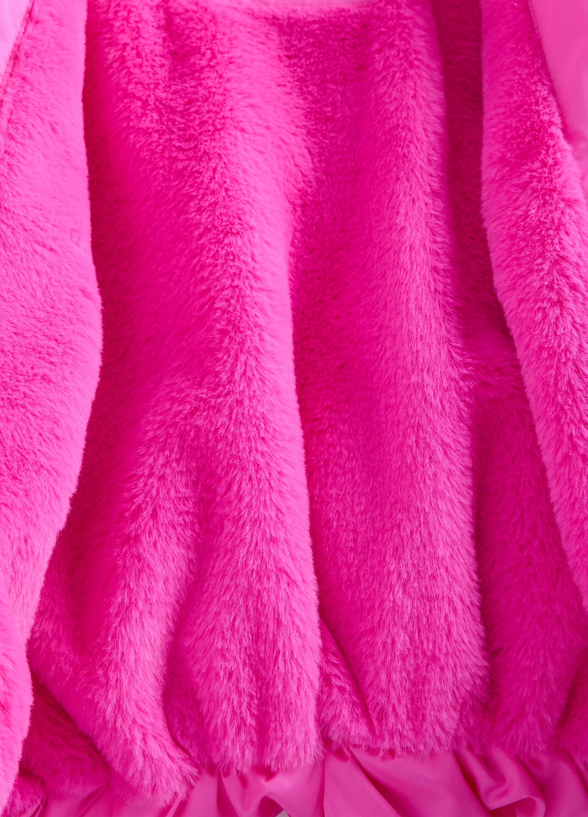 Pink padded jacket for girls_2