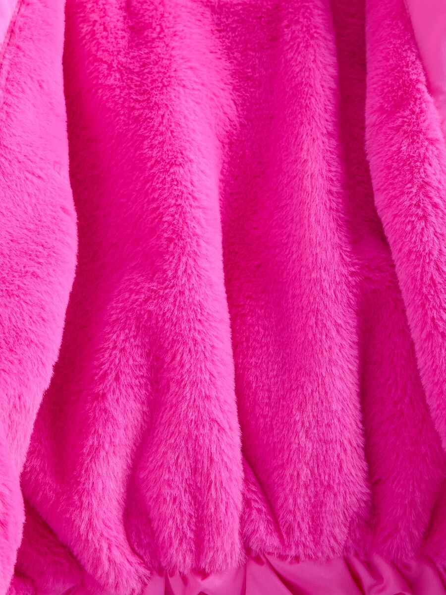 Pink padded jacket for girls Girl_2