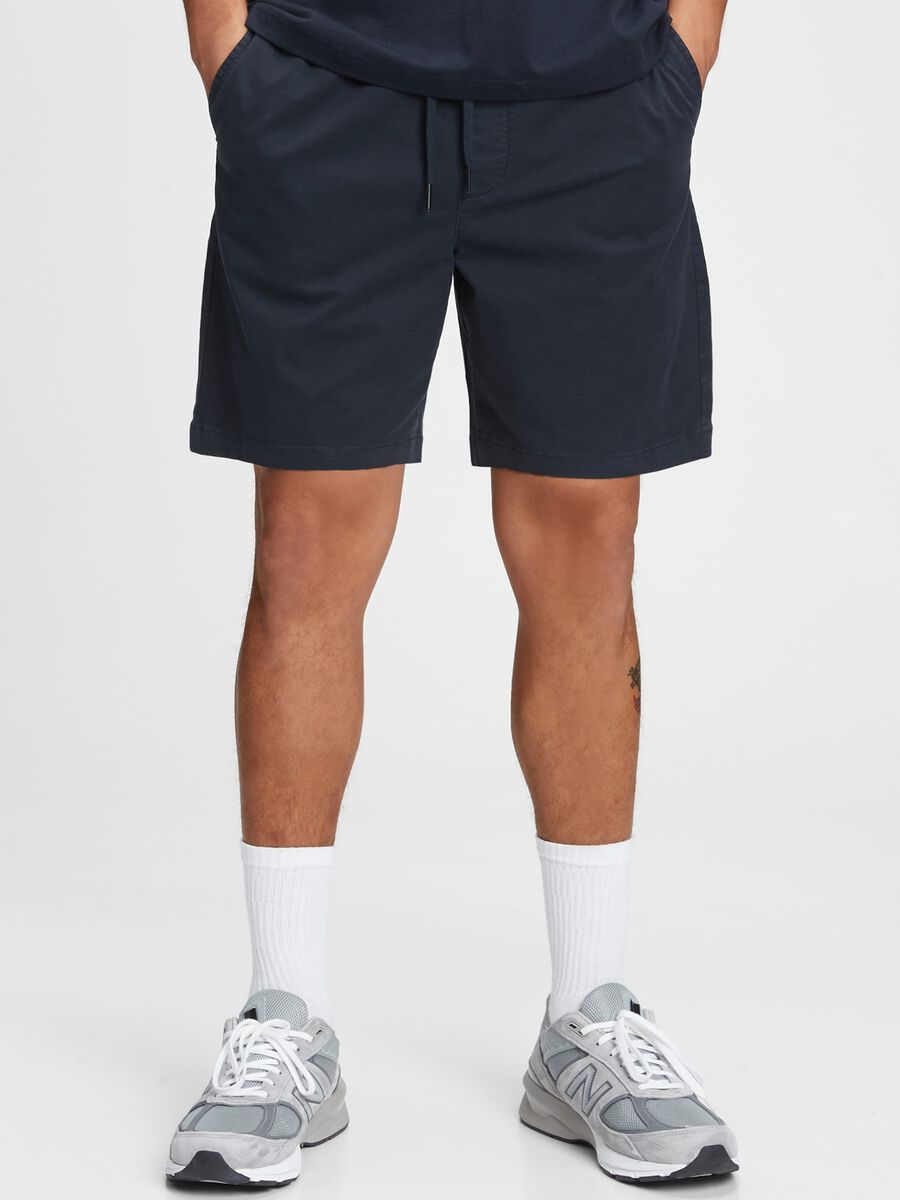 Bermuda jogger in cotone stretch Uomo_0