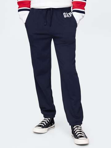 Pantaloni blu navy GAP Kids in misto cotone_1