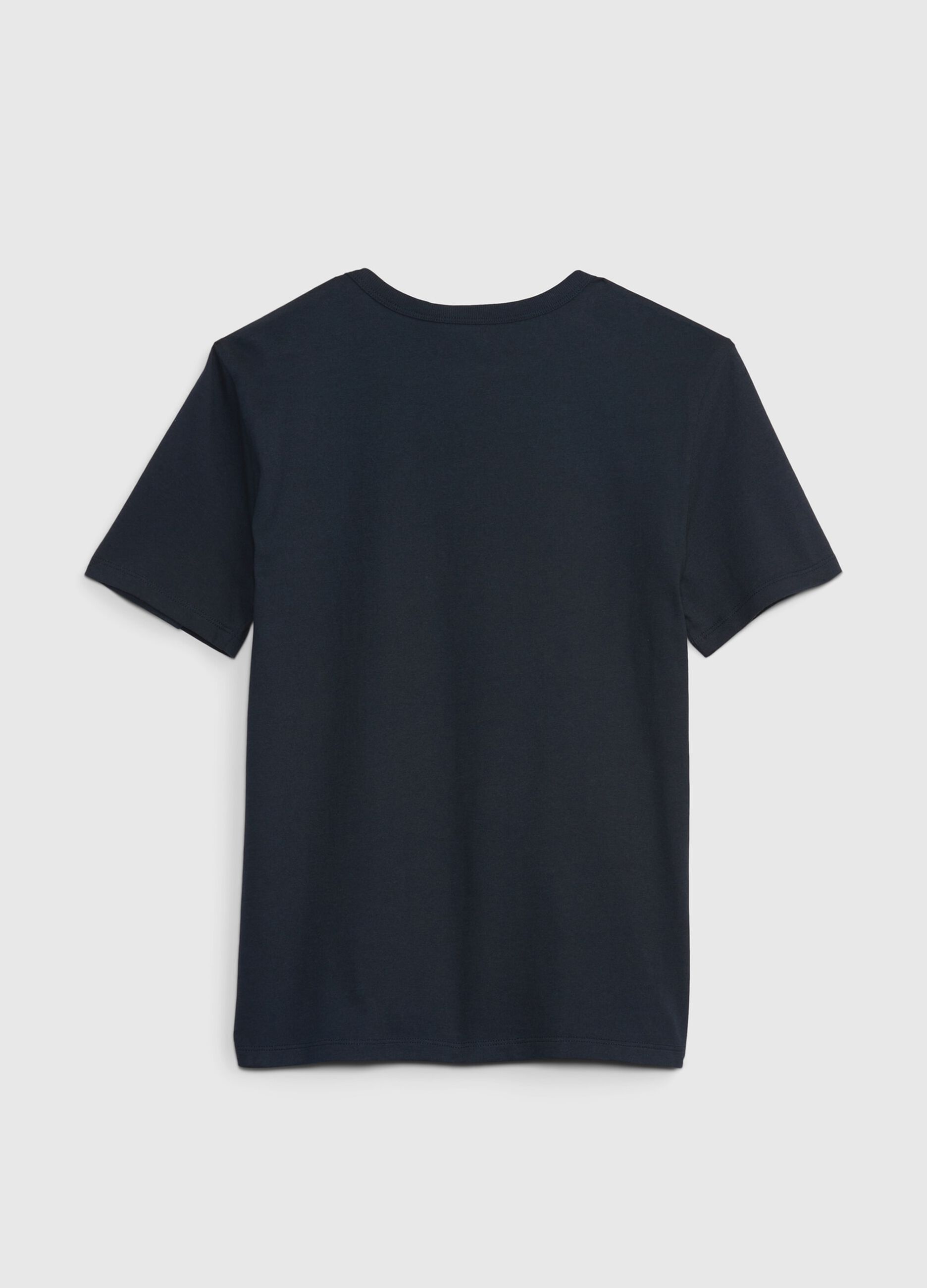 Cotton T-shirt with logo print_1