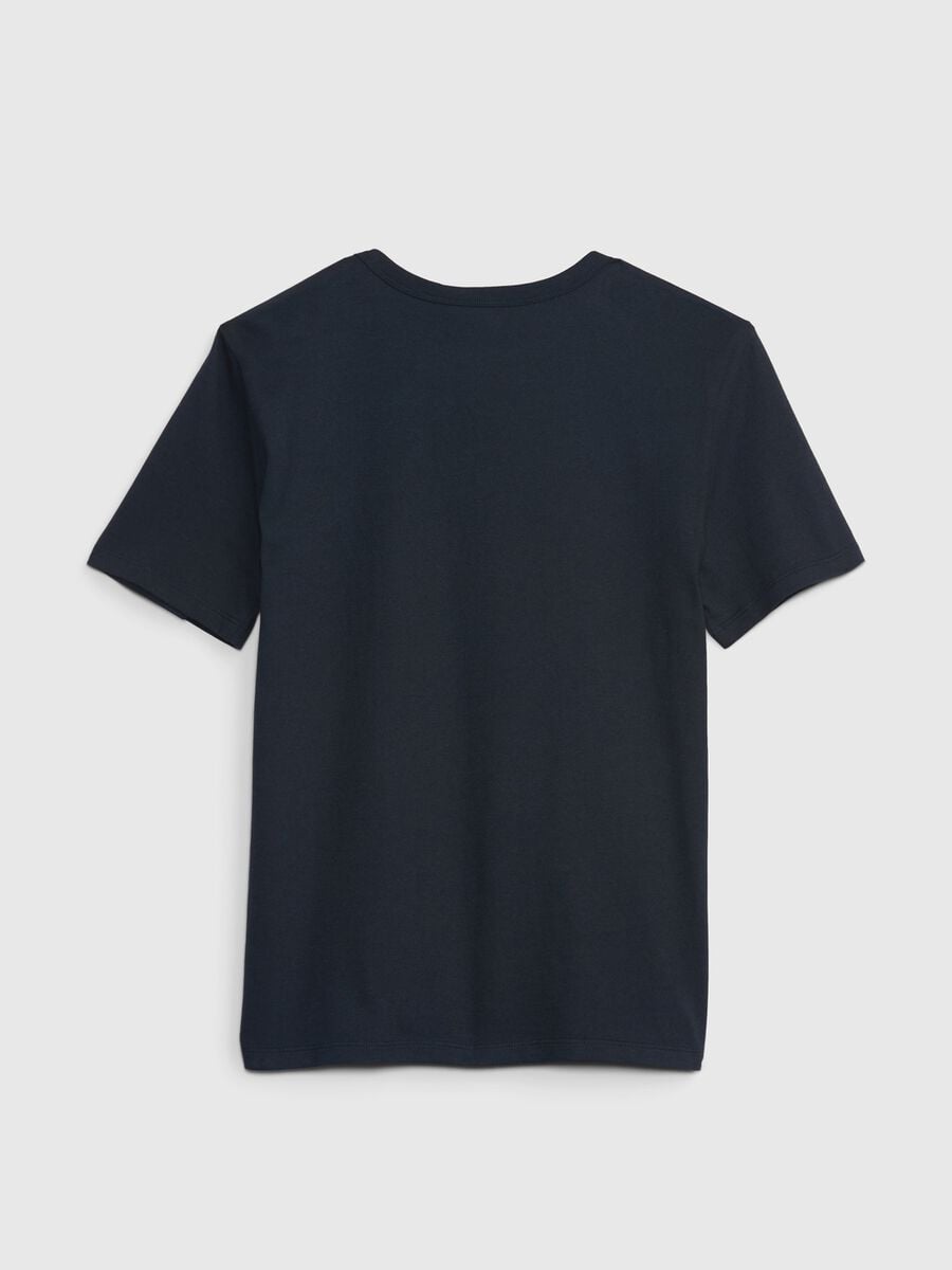 T-shirt in cotone con stampa logo Bambino_1
