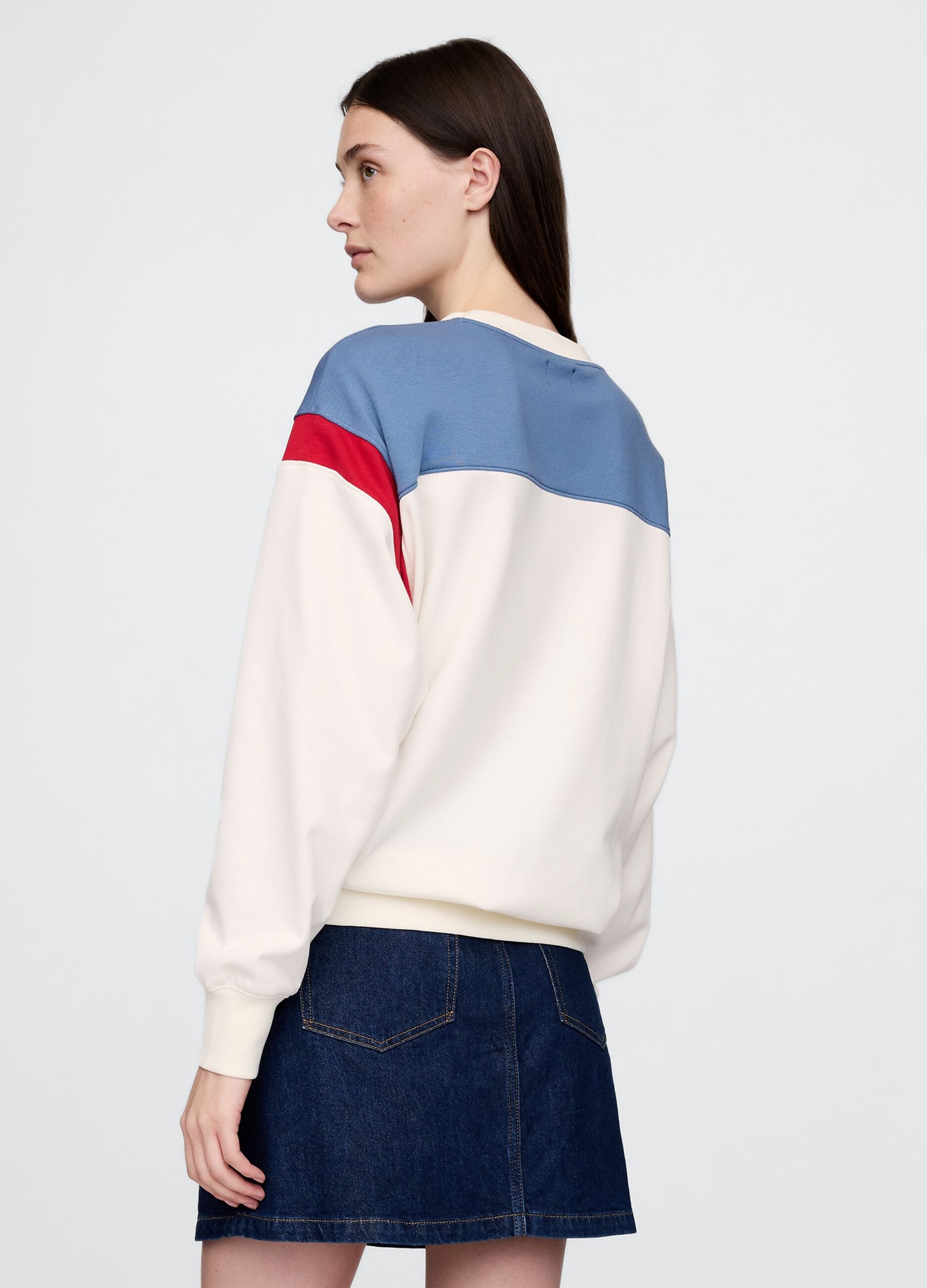 Felpa Gap Classic con logo tricolore_2