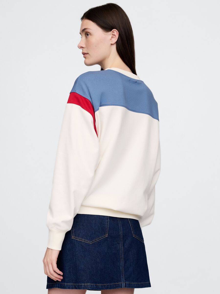 Felpa Gap Classic con logo tricolore Donna_2
