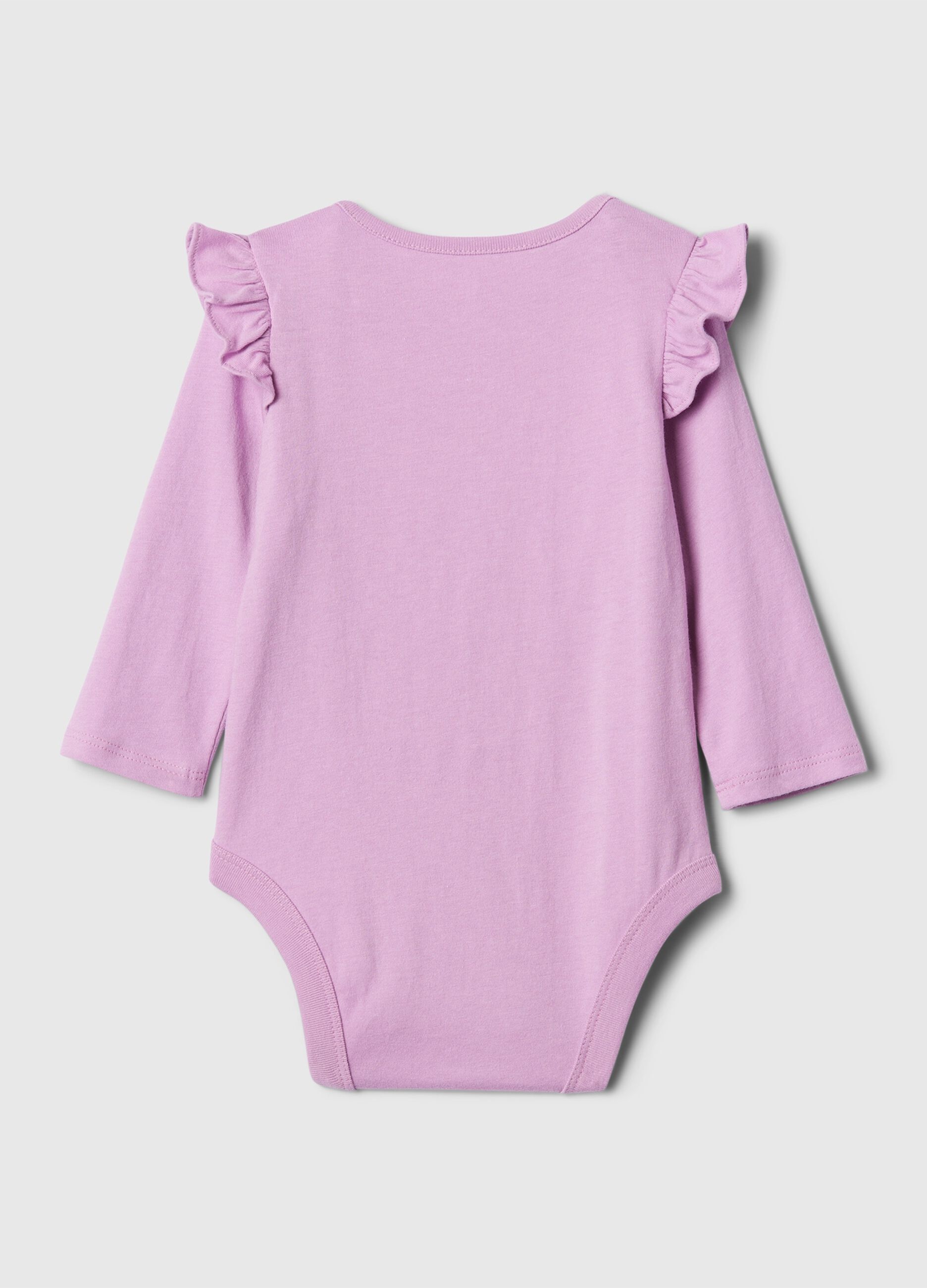 Body in cotone con rouches e ricamo logo_1