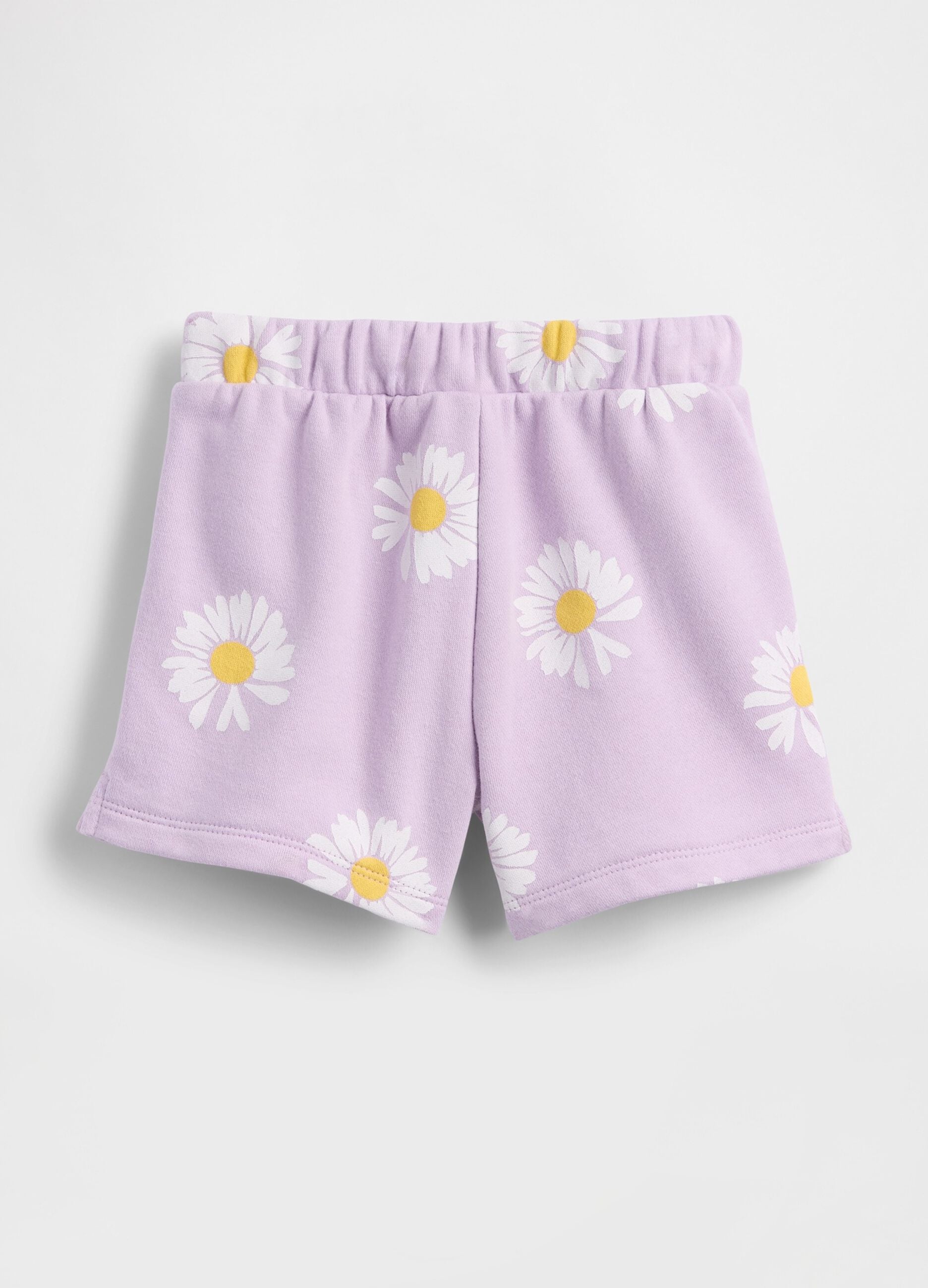 Shorts in misto cotone con logo GAP e stampa a fiori