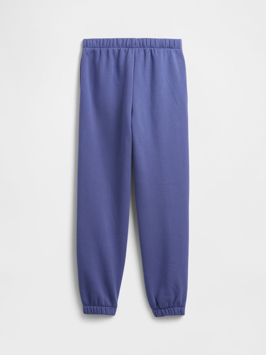 Girls' purple jogger trousers Girl_1