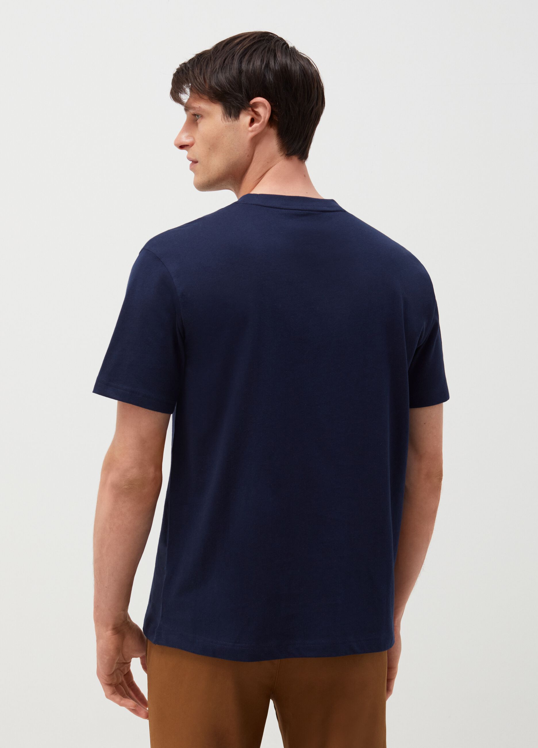 T-shirt in cotone con stampa logo_2