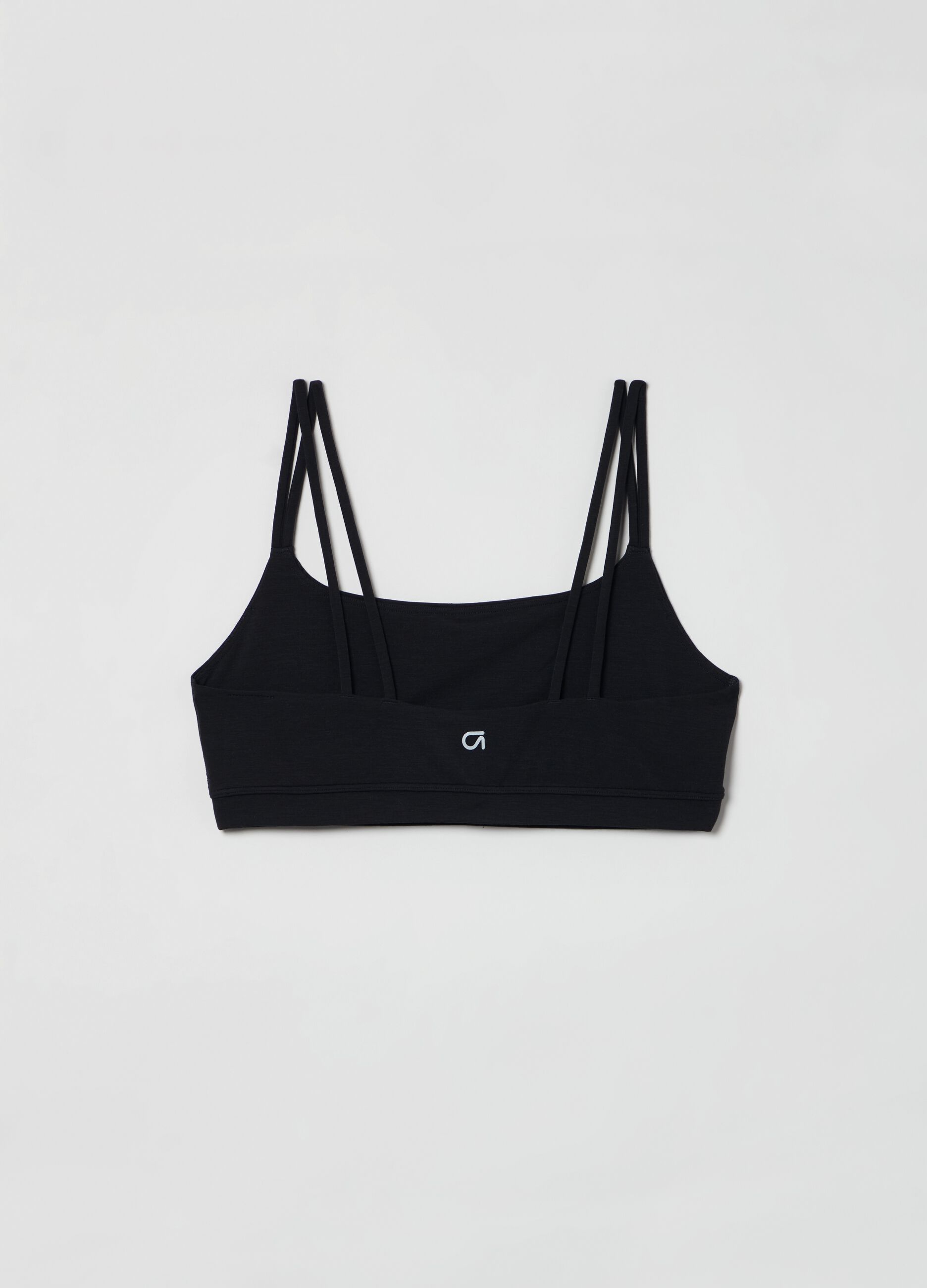 Sports bralette with double shoulder straps