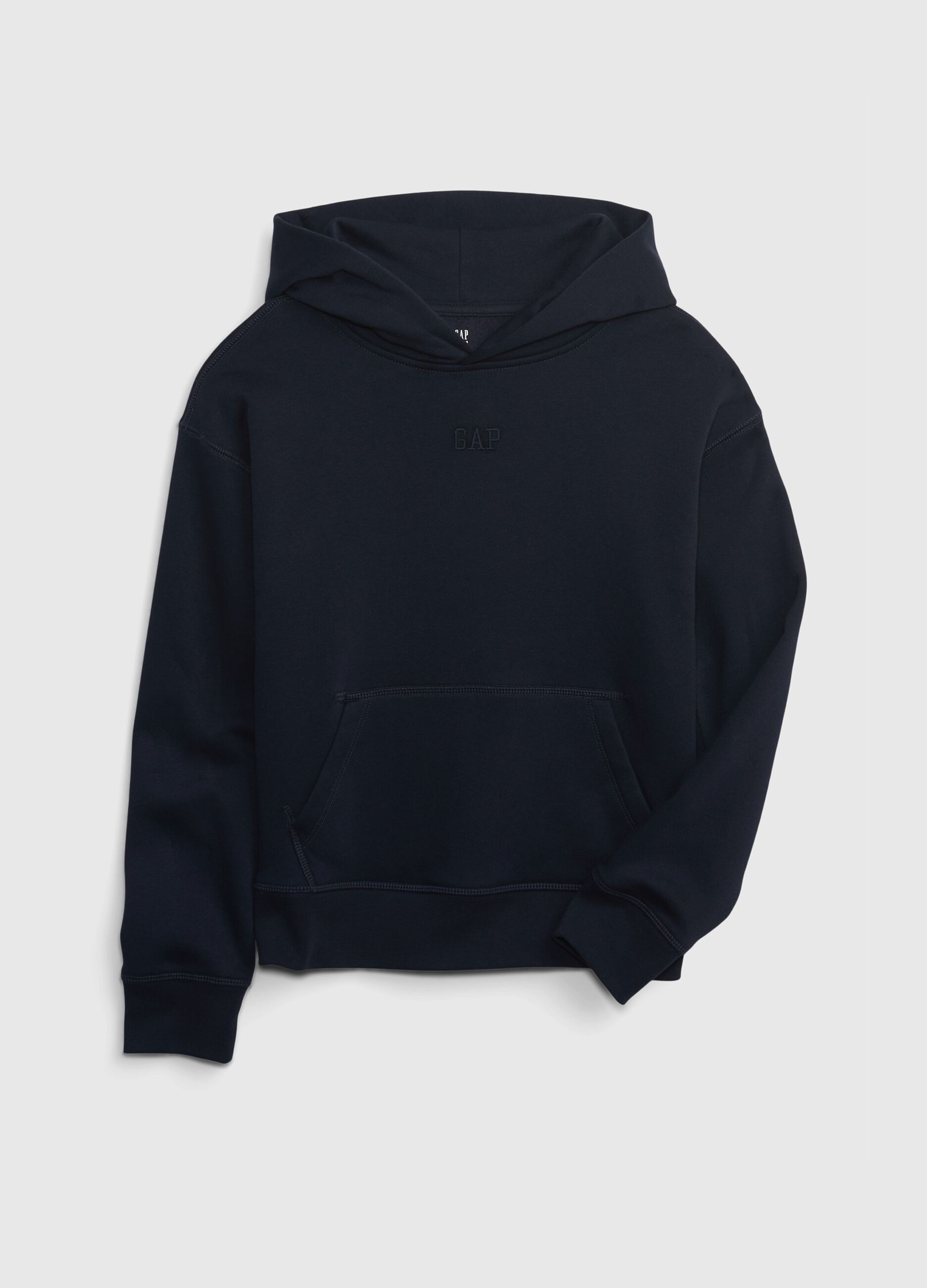 Hoodie with embroidered logo