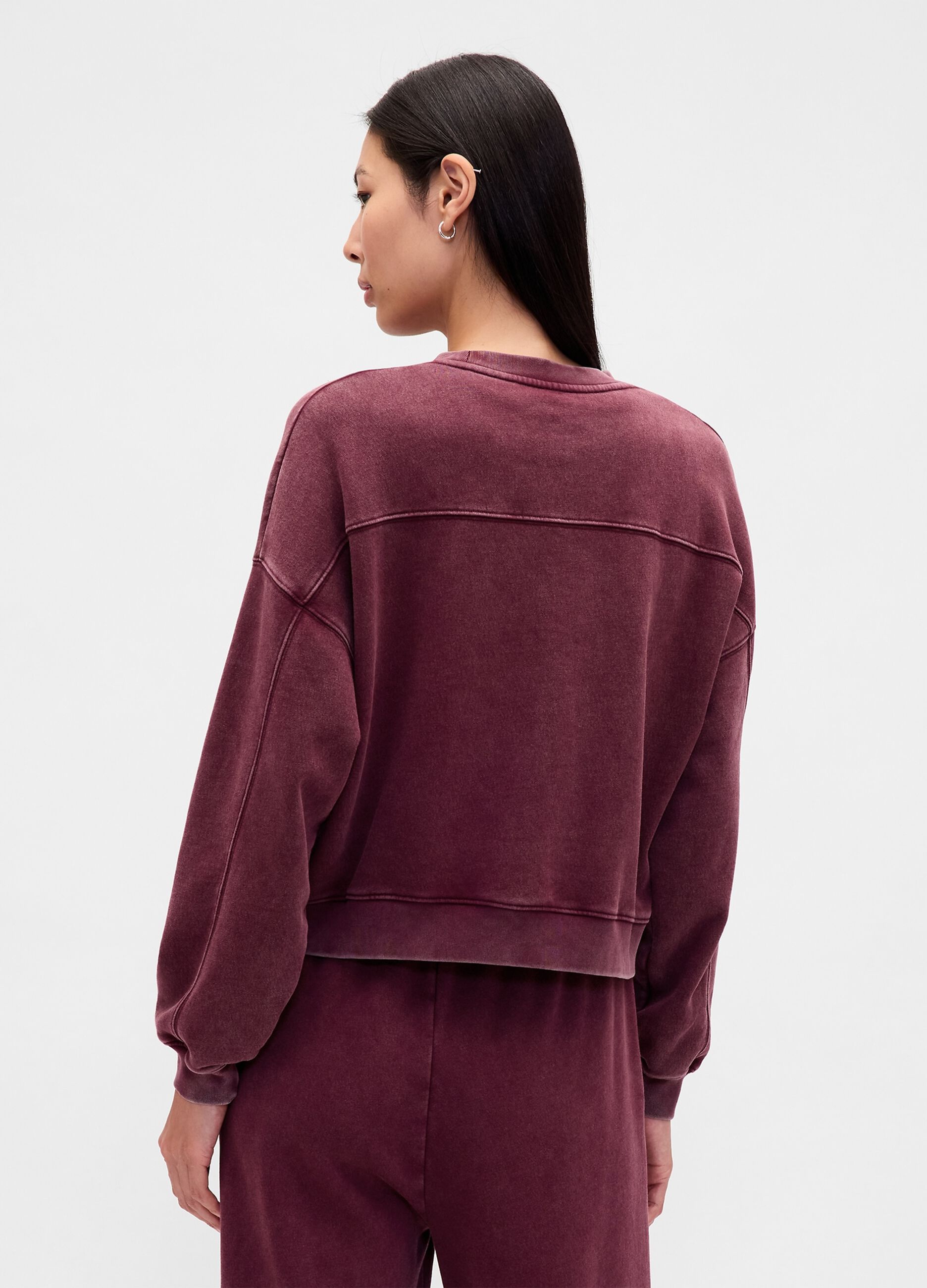 Felpa in misto cotone