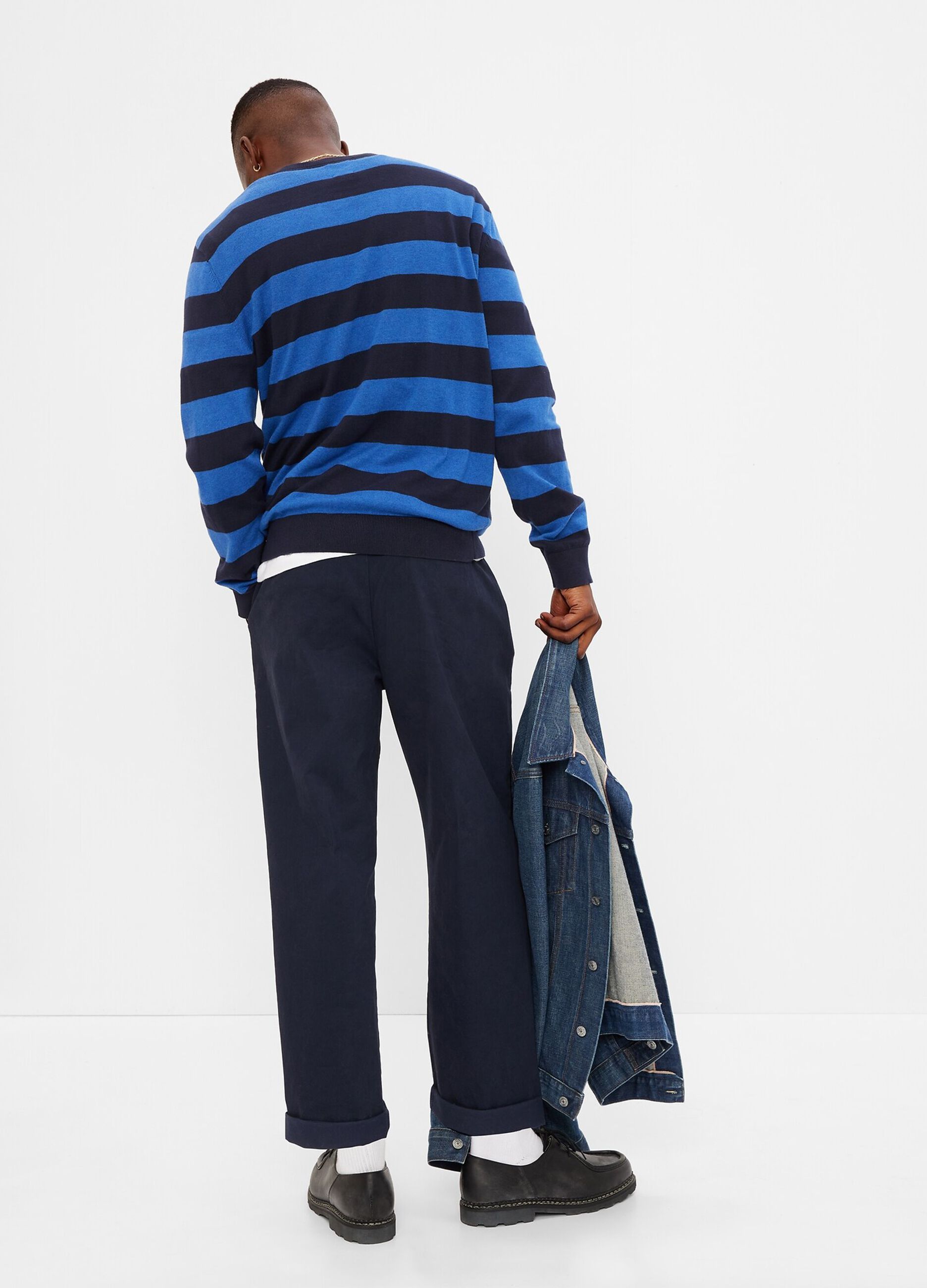 Striped cotton pullover_1