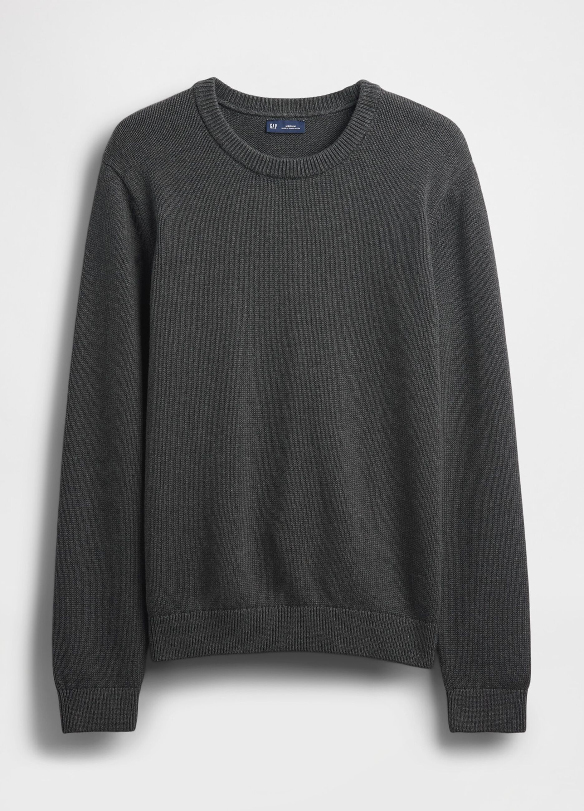 Maglione grigio in cotone_4