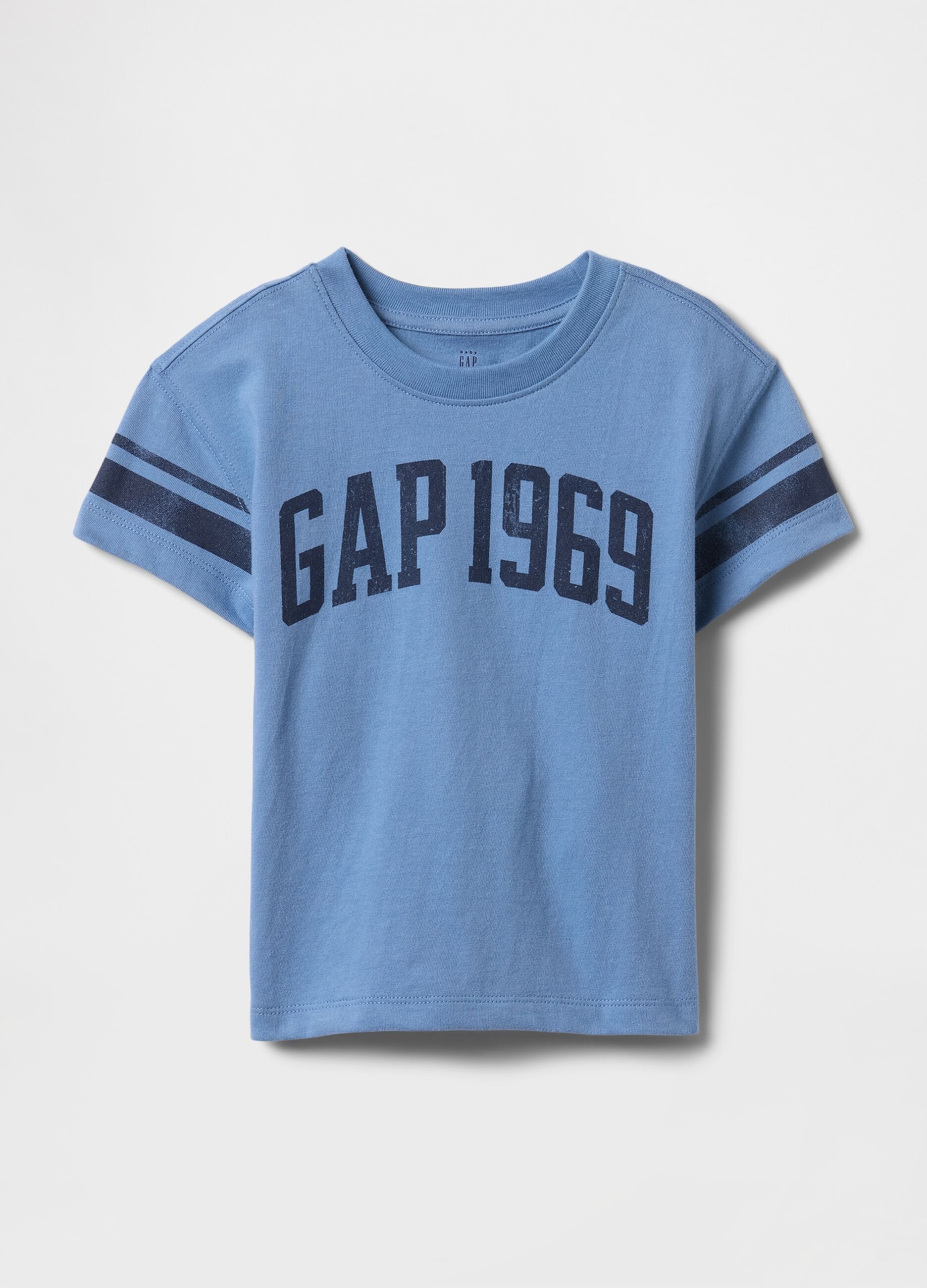 T-shirt azzurra GAP con stampa 1969