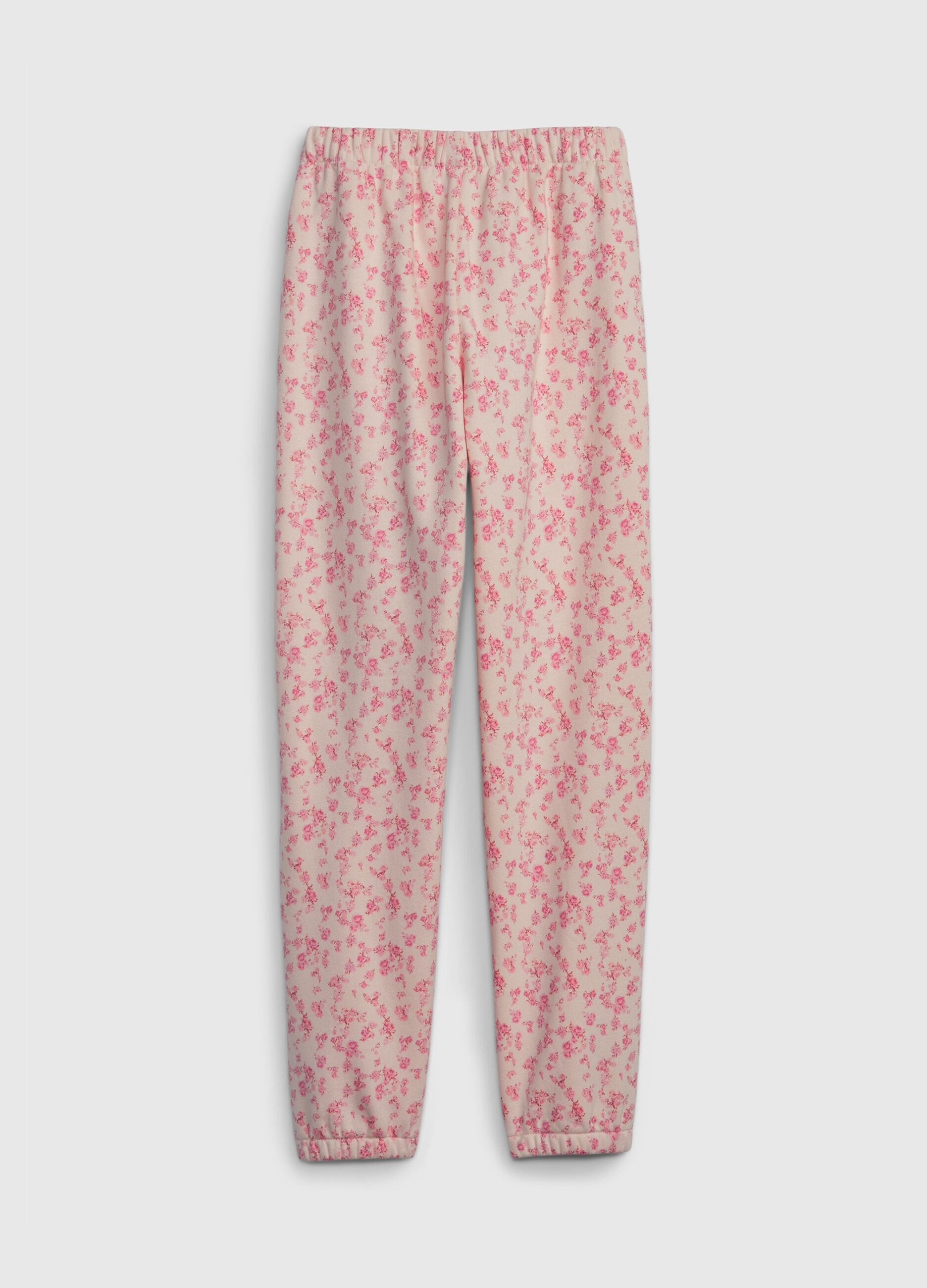 LoveShackFancy floral joggers with logo embroidery_1