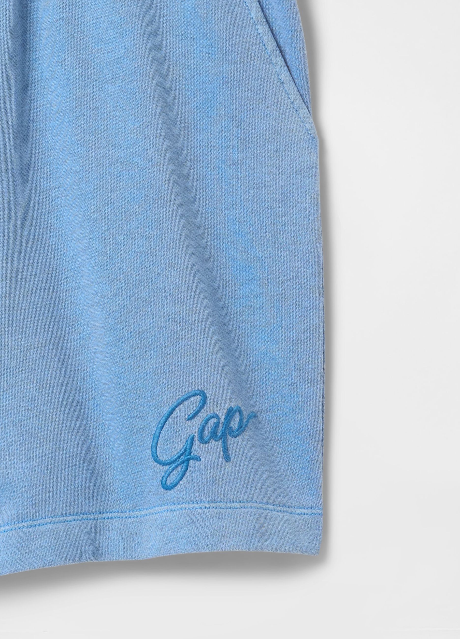Shorts blu azzurro Gap in misto cotone_4