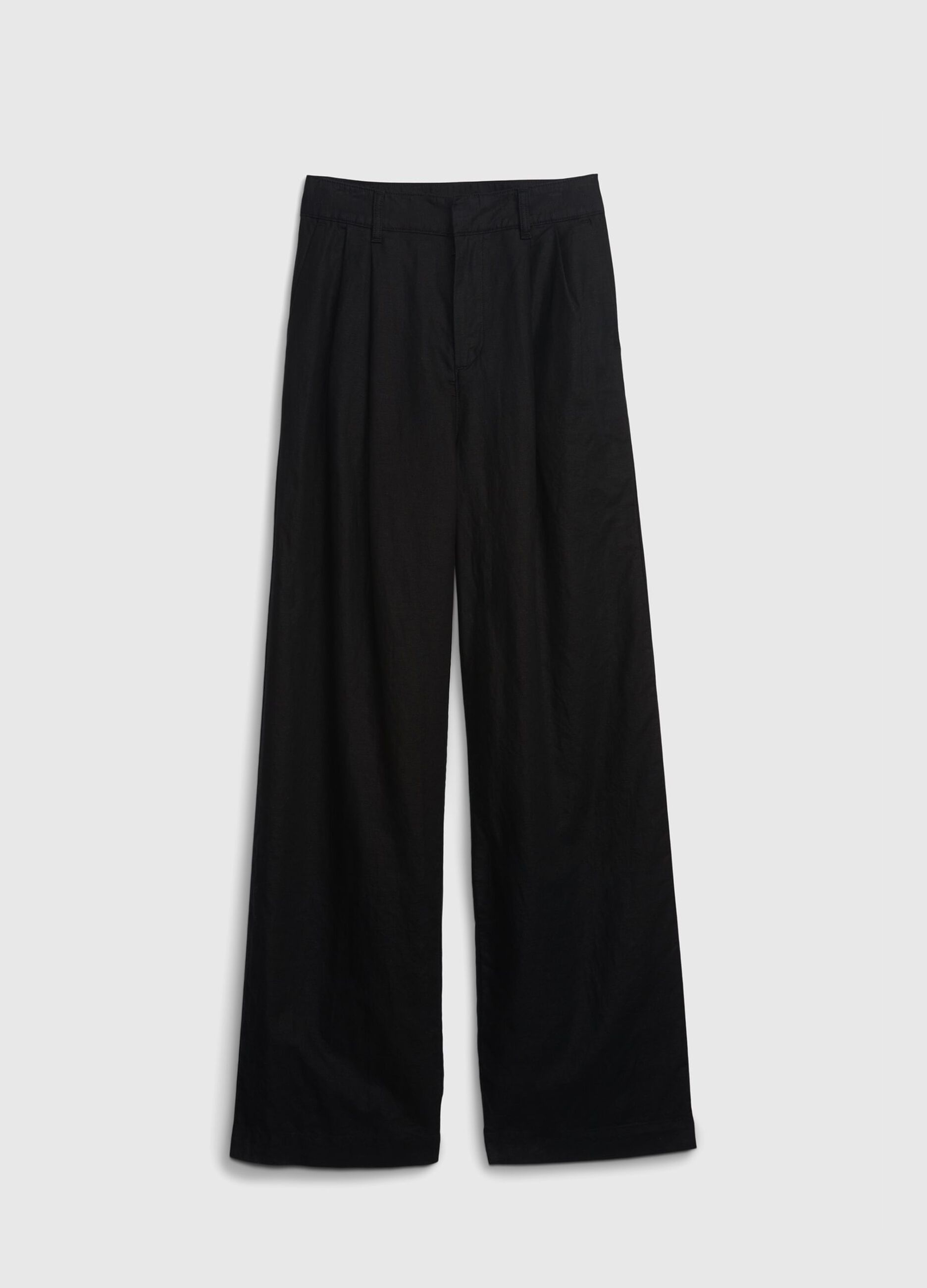 Wide-leg trousers with darts_4