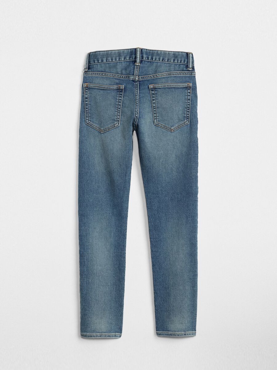 Slim-fit jeans with discolouring Boy_1