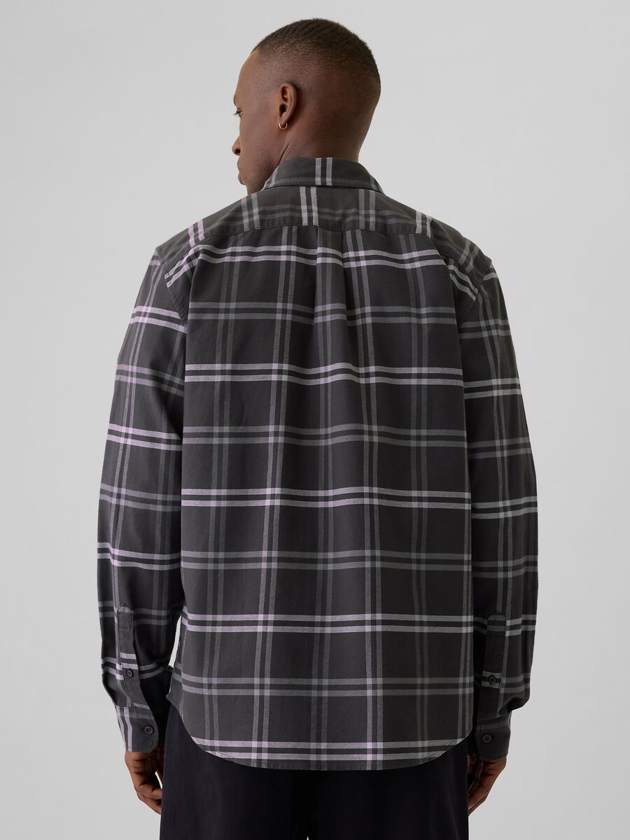 Camicia regular fit in cotone oxford Uomo_2