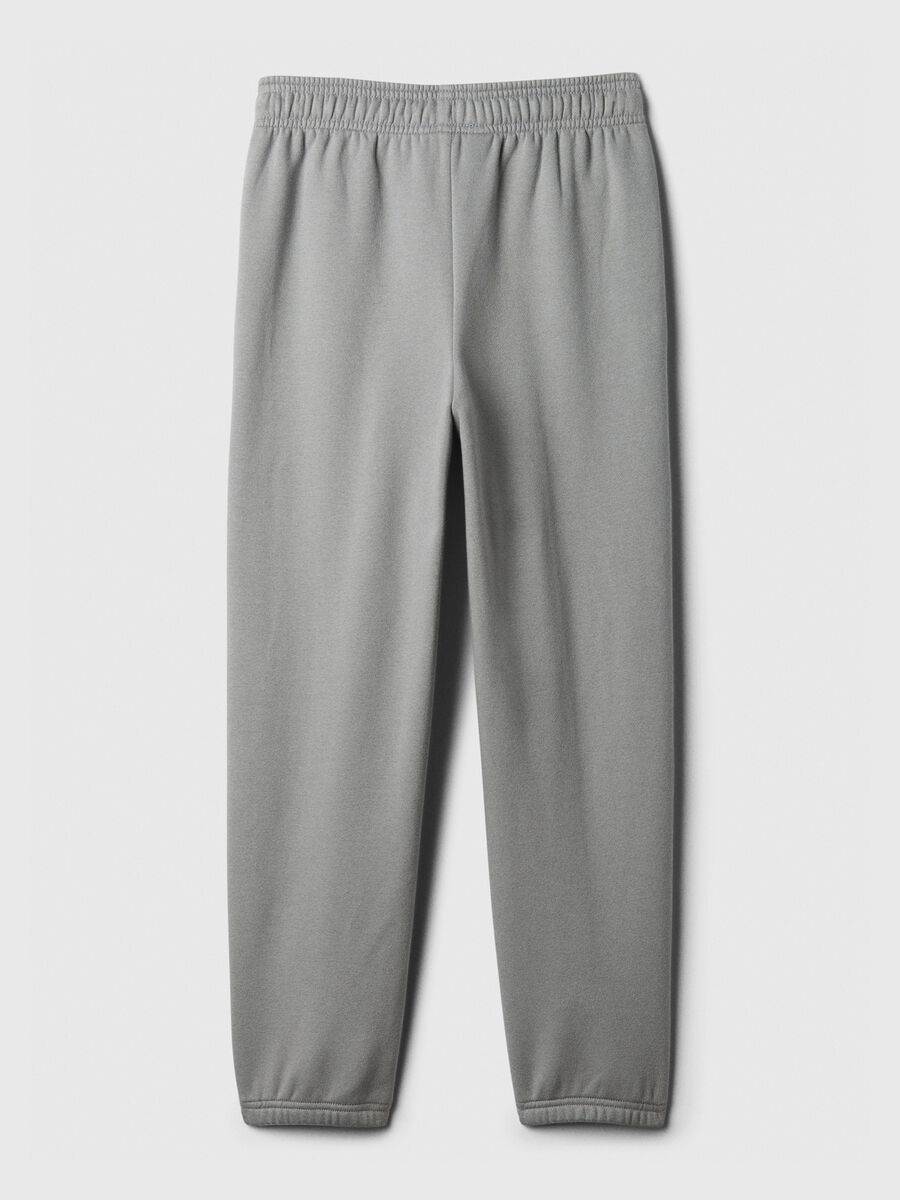 Joggers in felpa con ricamo logo Bambino_1