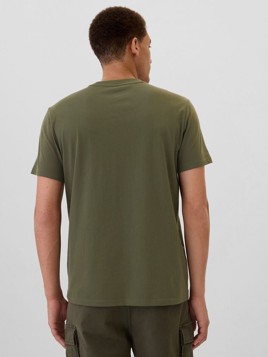 T-shirt in cotone con tasca Uomo_2