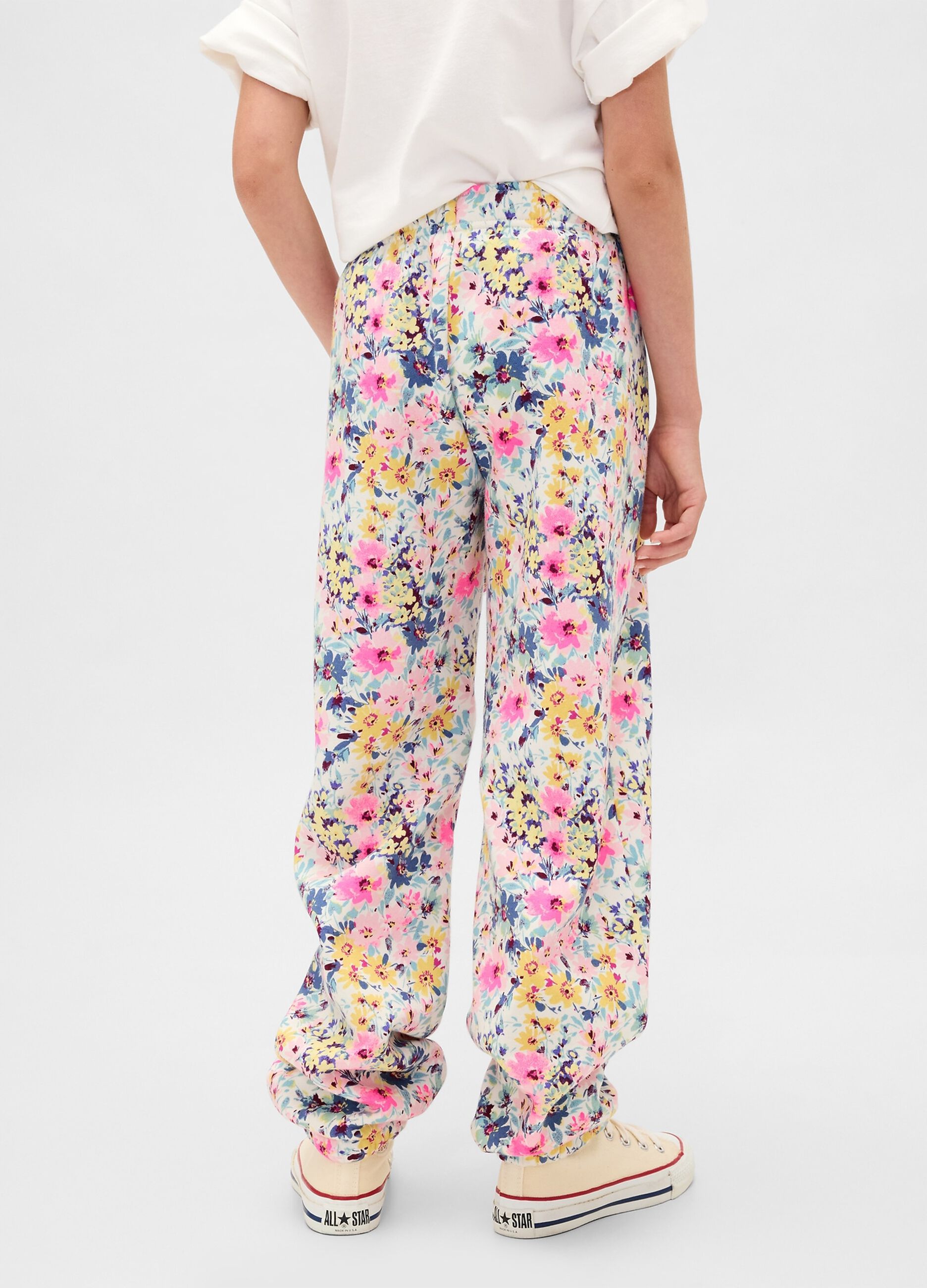 Multicolour cotton trousers for girls_2