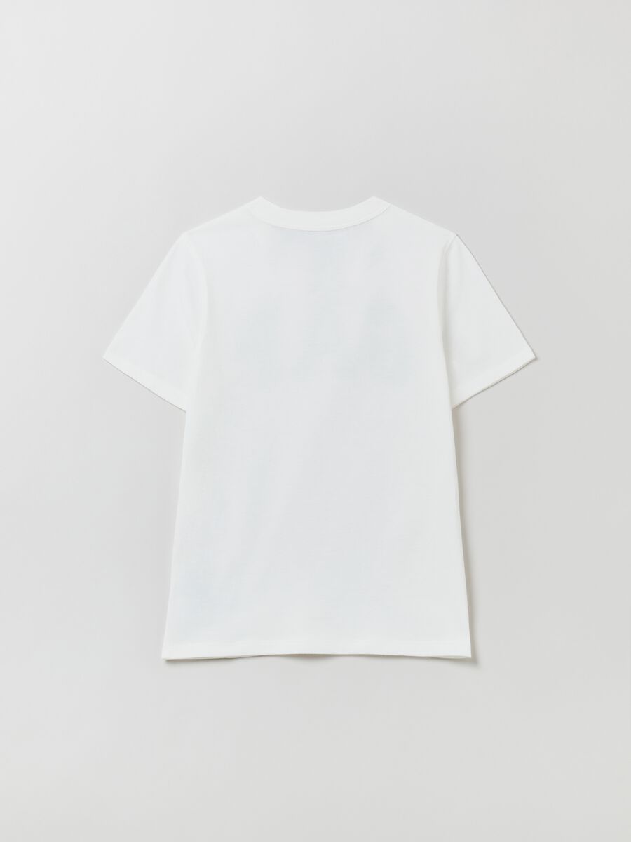 Cotton T-shirt with astronaut print Boy_1