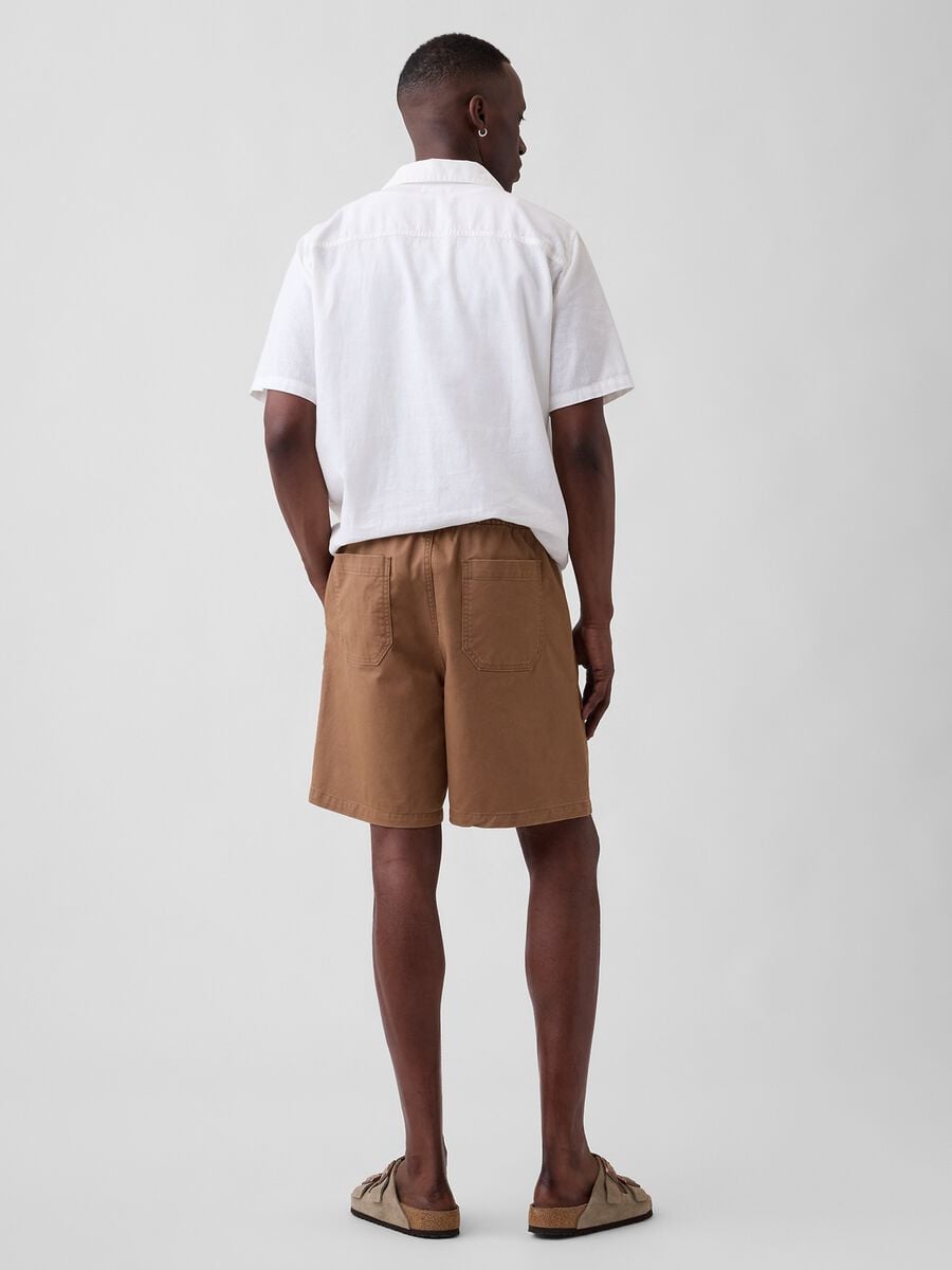 Stretch cotton shorts Man_2