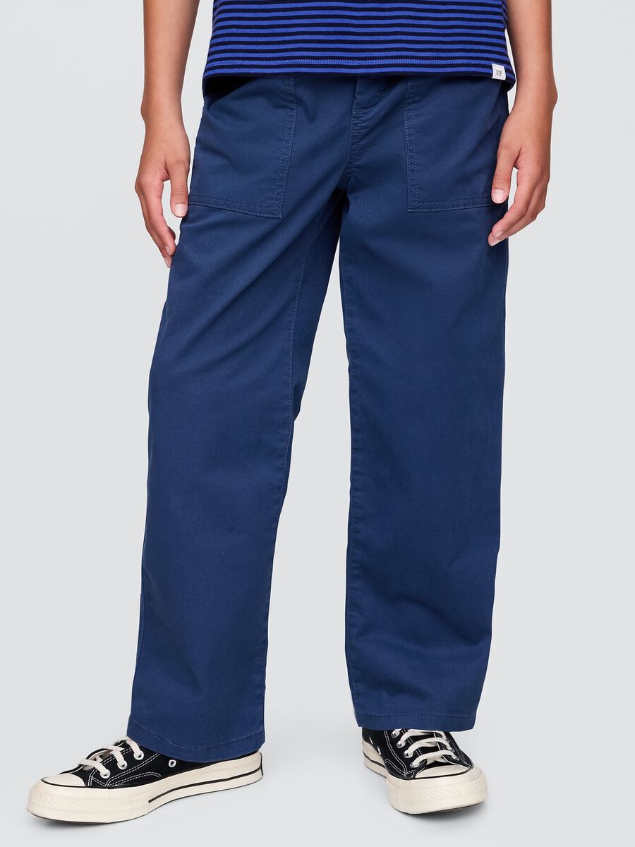 Children's blue long trousers Boy_1